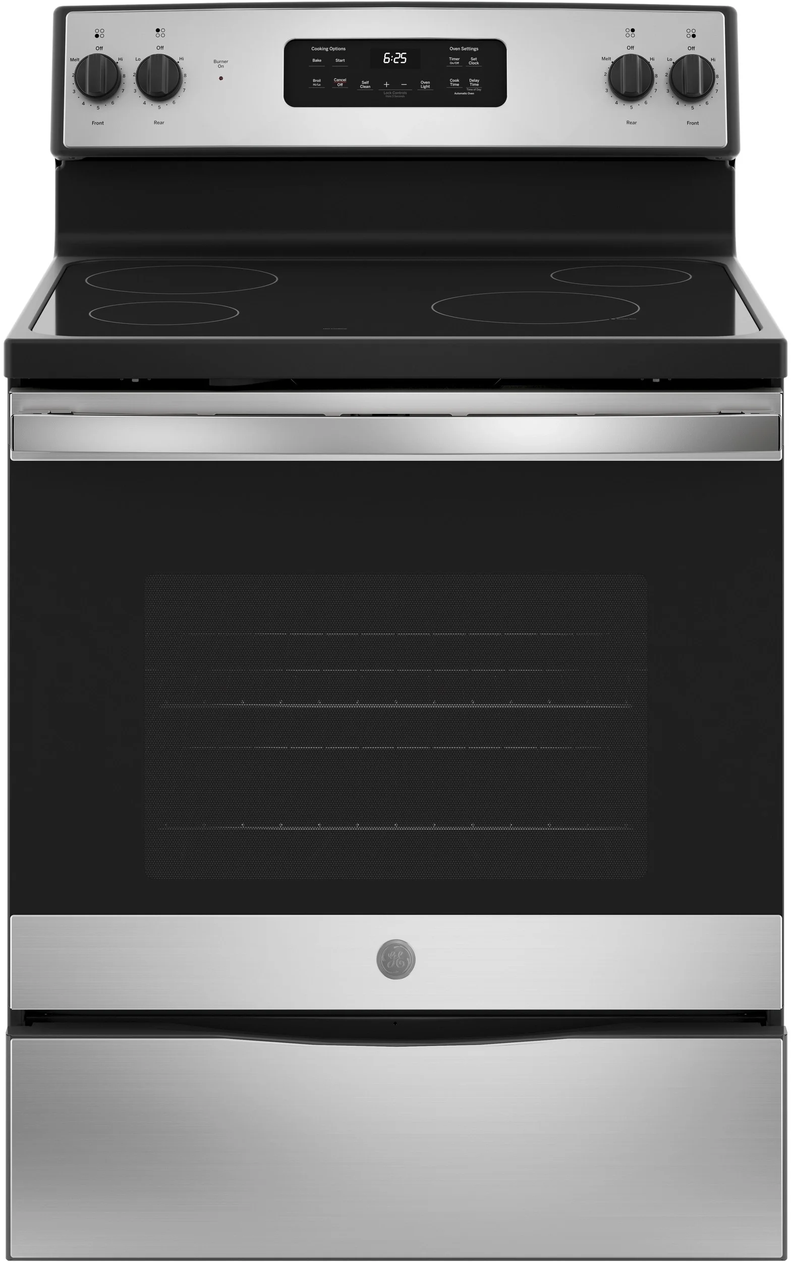 GE 30" Stainless Steel Electric Smoothtop Range