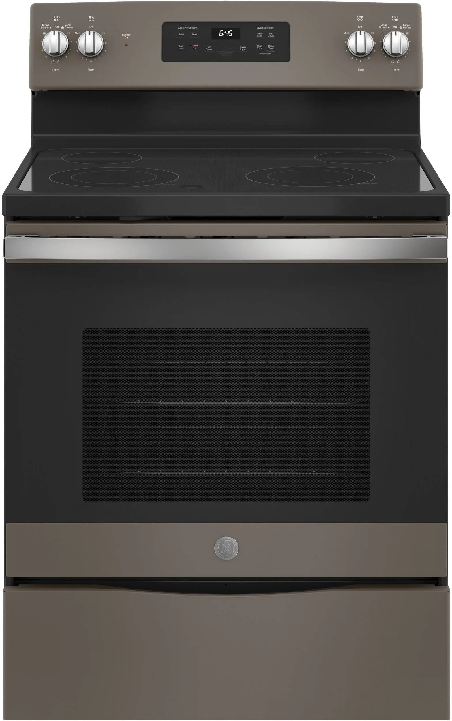 GE 30" Slate Electric Smoothtop Range with Self Clean