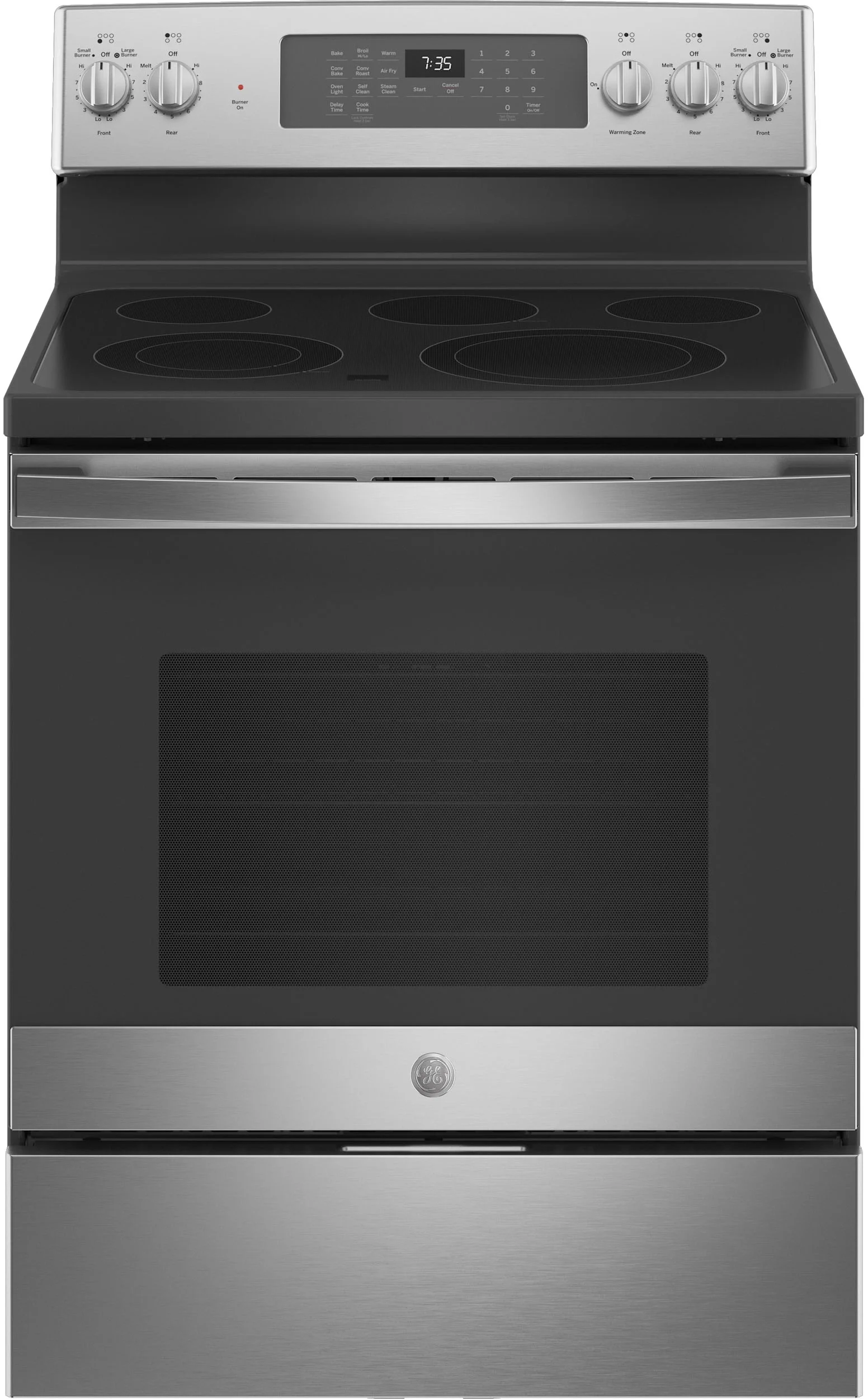 GE JB735SPSS 30 Inch Stainless Steel Electric Convection Freestanding Range