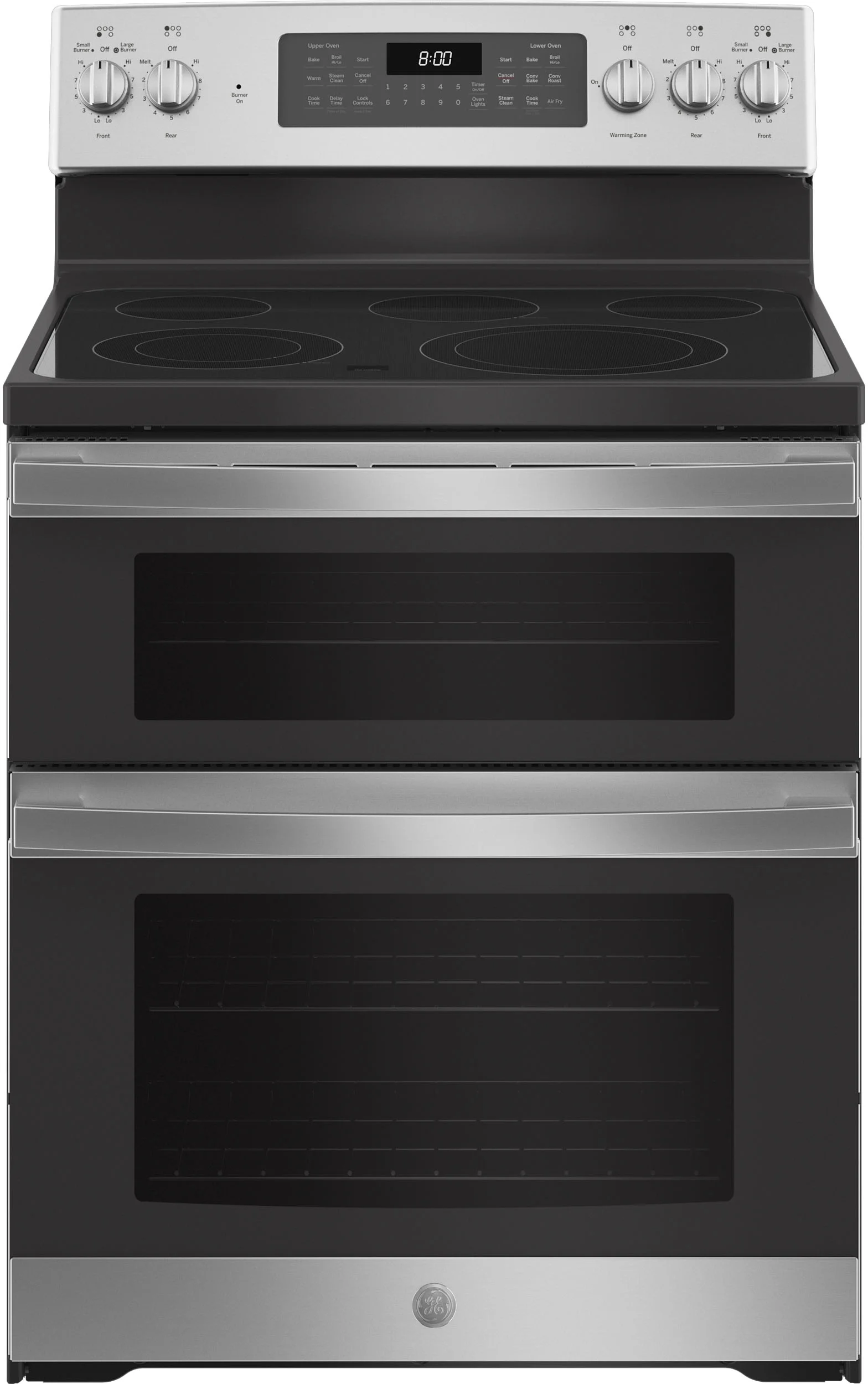 GE JBS86SPSS 30 Inch Stainless Steel Electric Convection Double Oven Freestanding Range