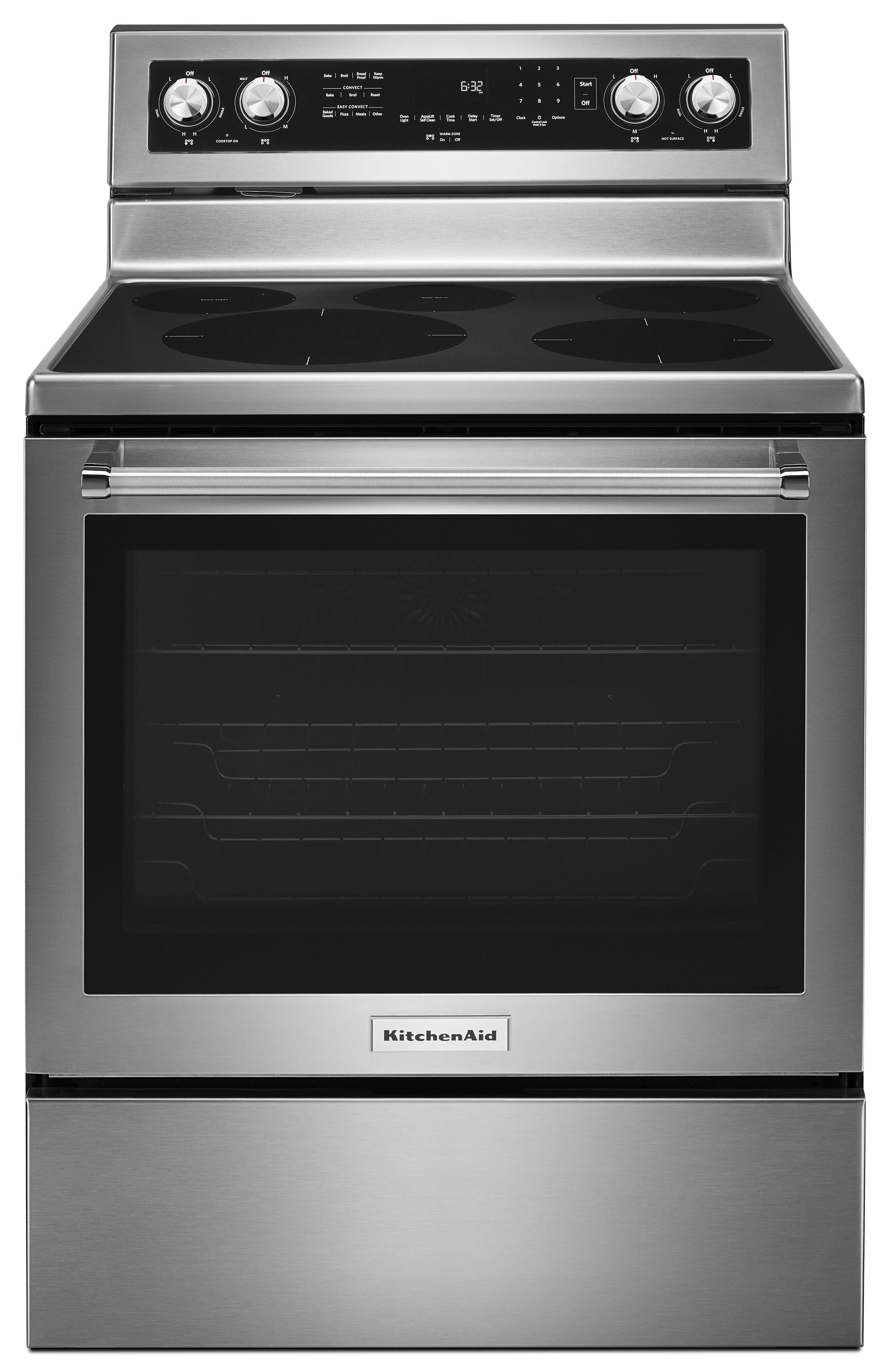 Kitchen Aid KitchenAid 30" Stainless Steel Freestanding Electric Range - Convection