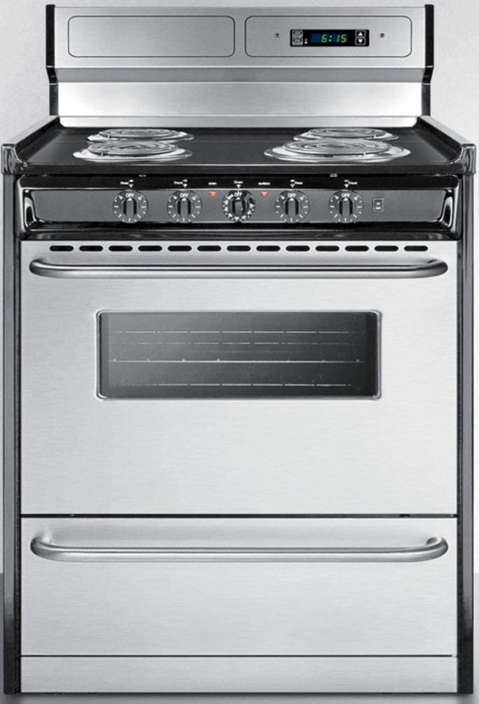 Summit Professional 30" Stainless Steel Electric Coil Range