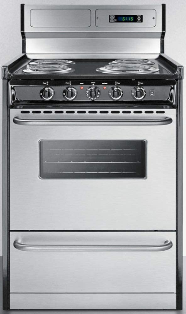 Summit Professional 24" Stainless Steel Electric Coil Range