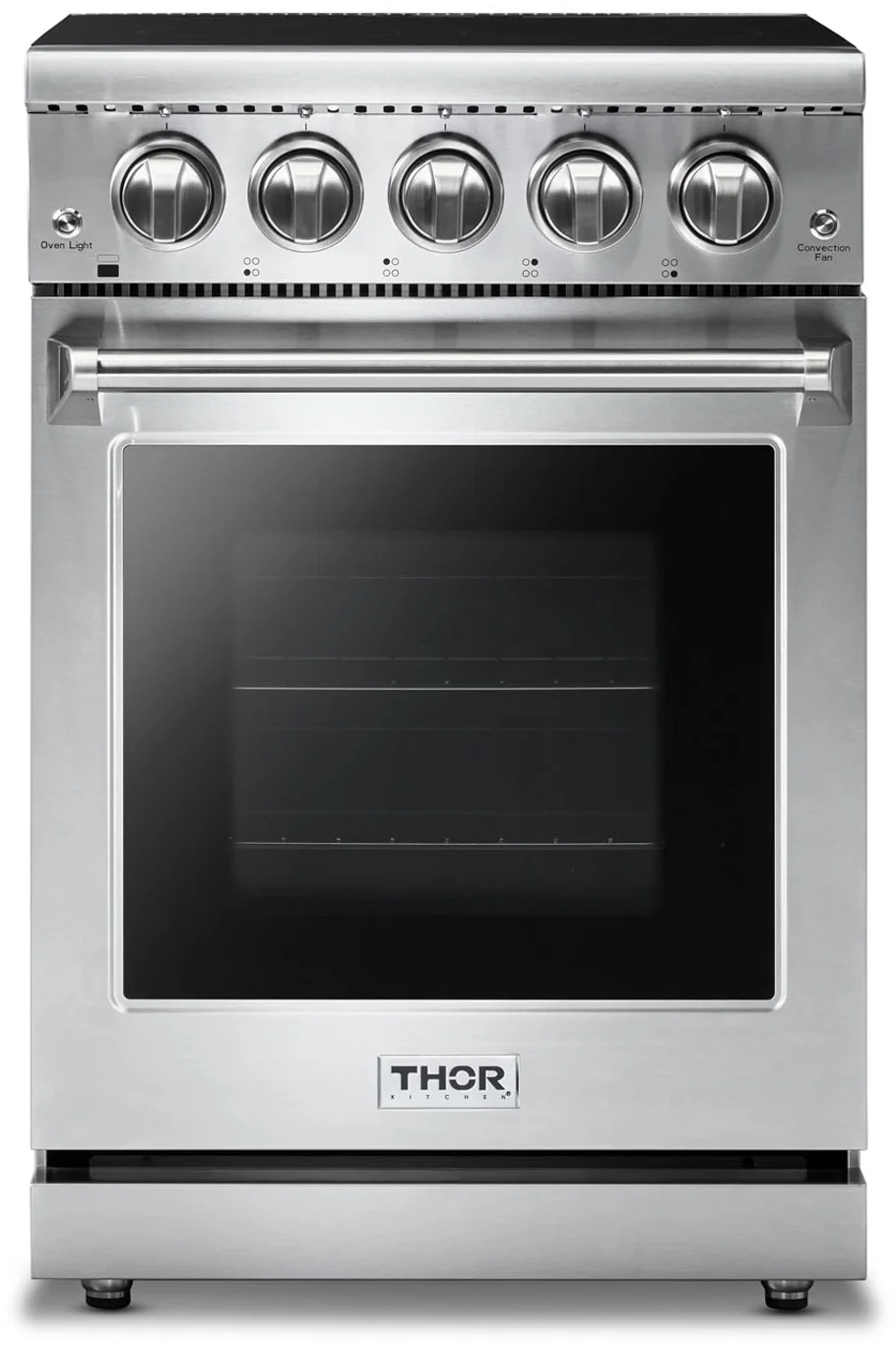 Thor Kitchen HRE2401 24 Inch Electric Freestanding Range in Stainless Steel