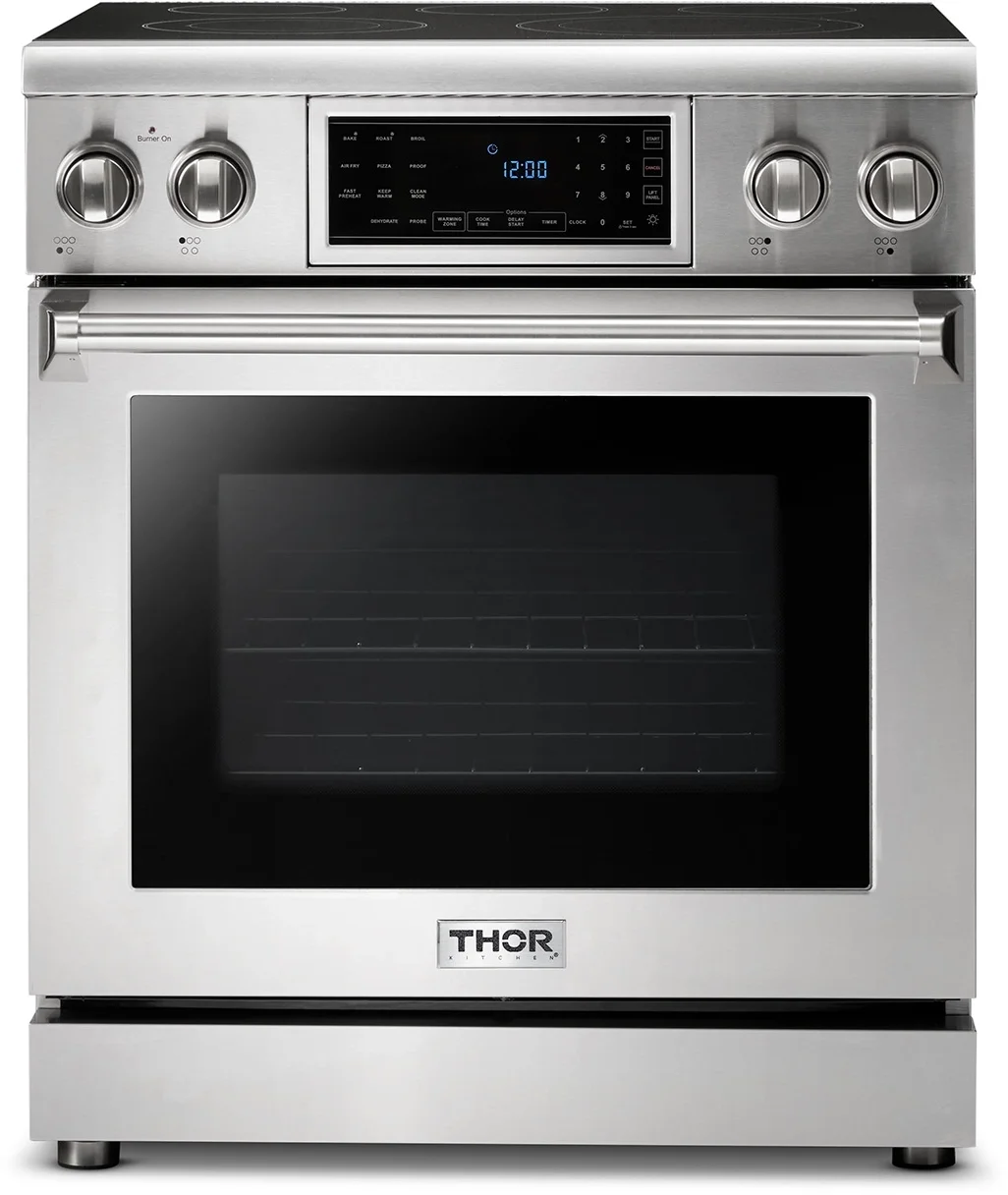 Thor 30 Inch Tilt Panel Electric Range TRE Series: Stainless Steel