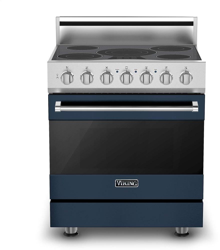 Viking RVER33015BSB 3 Series 30 Inch Slate Blue Electric Convection Freestanding Range