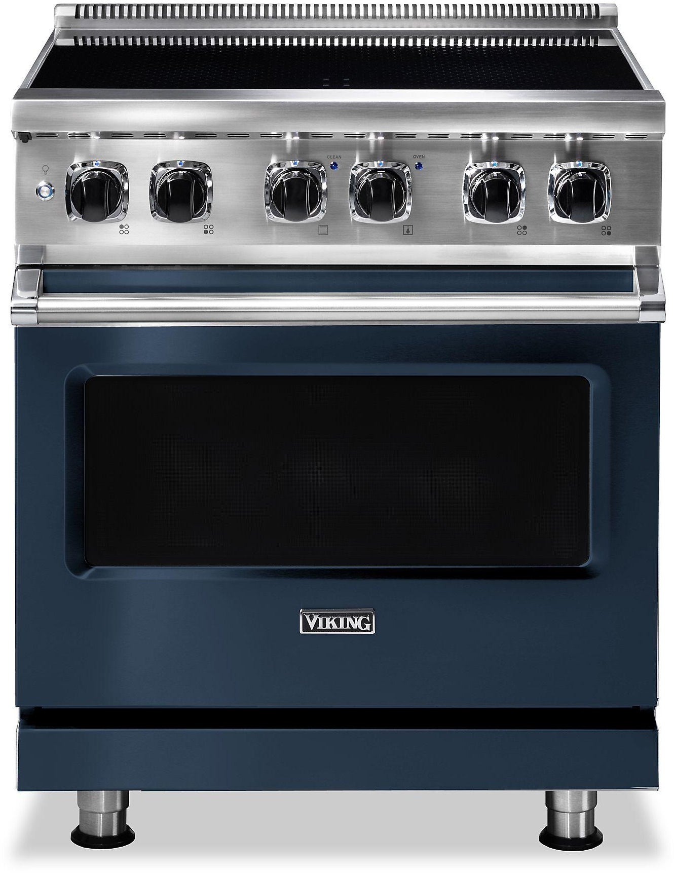Viking VIR53024BSB 30 Inch Slate Blue Induction Electric Freestanding Range