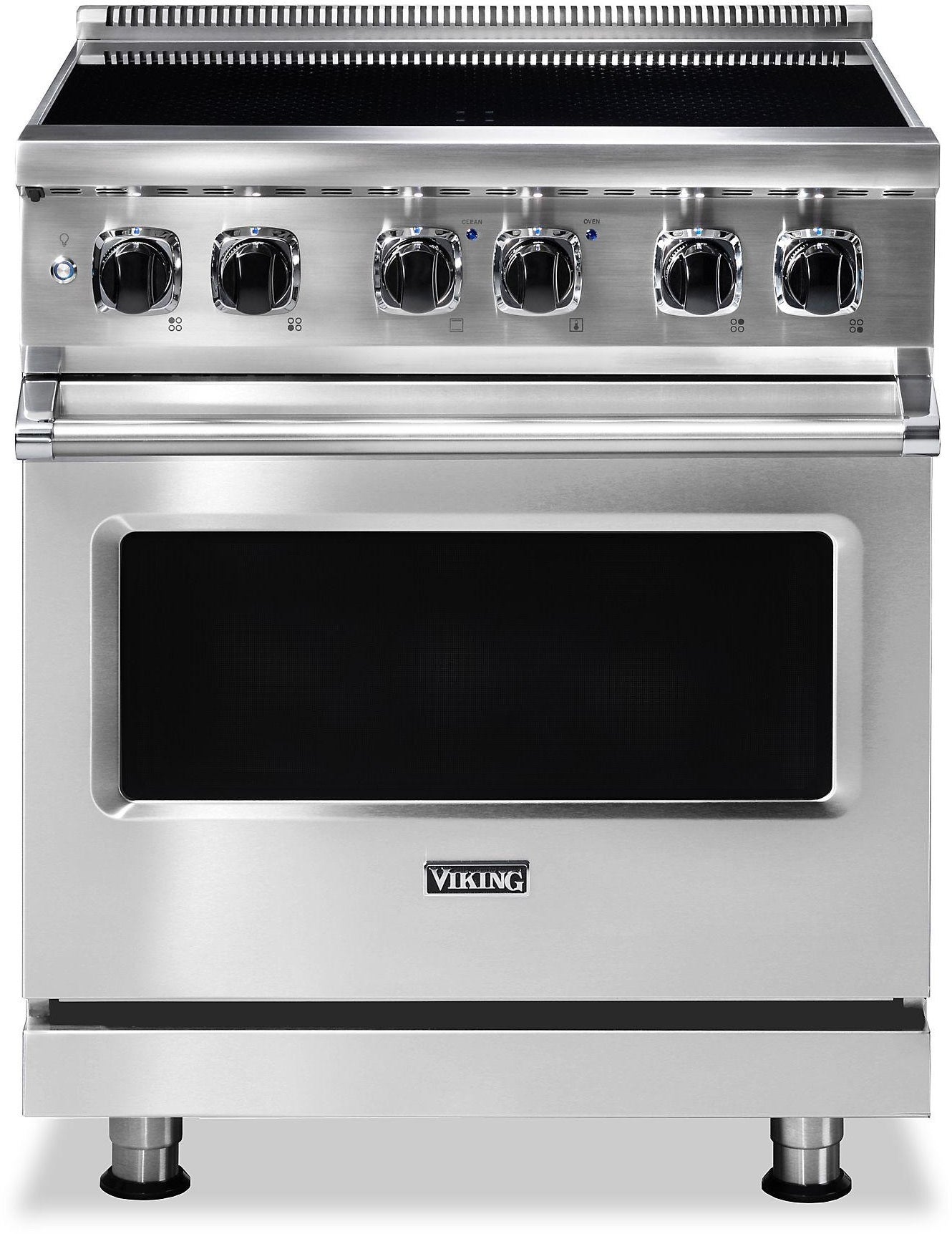 Viking VIR53024BSS 30 Inch Stainless Steel Induction Electric Freestanding Range
