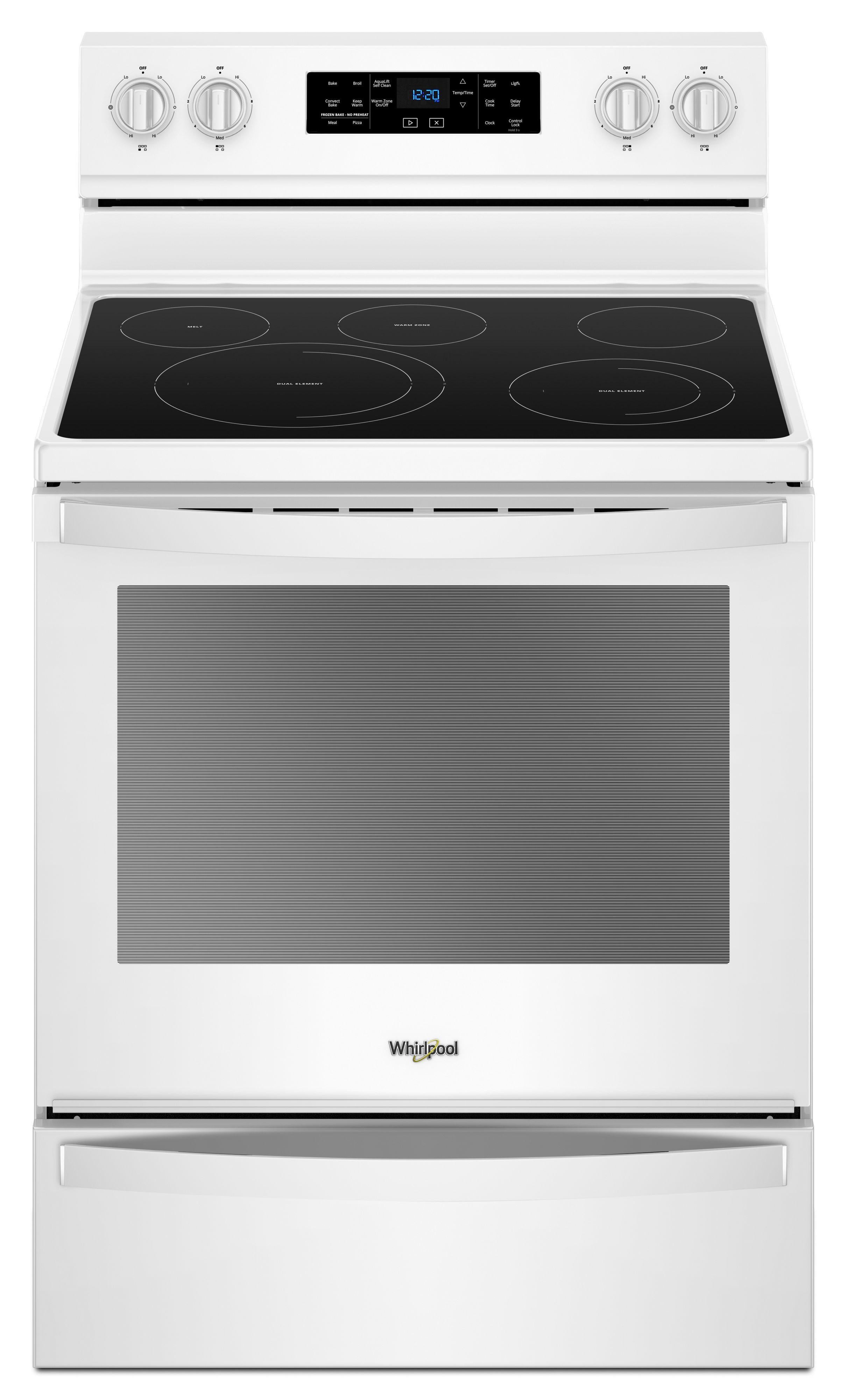 Whirlpool 30" White Electric Range - Convection