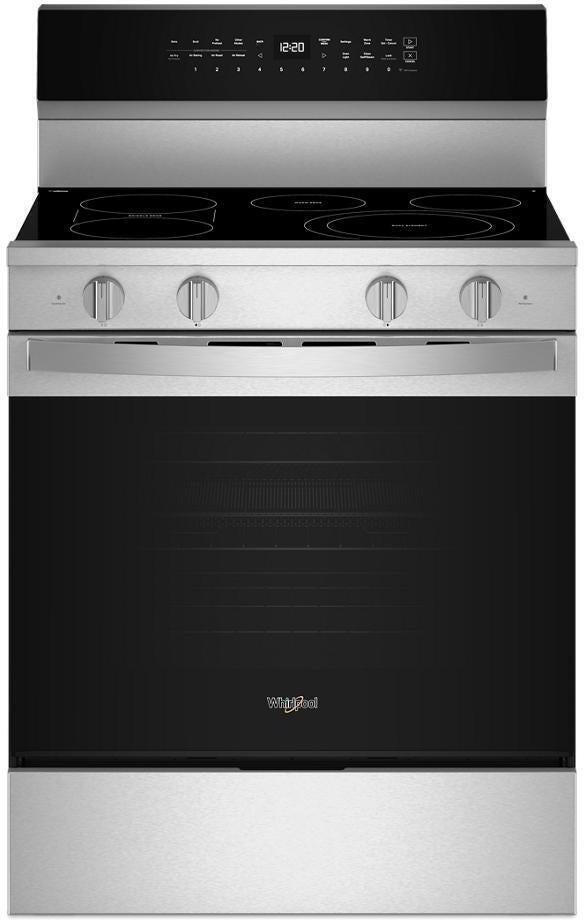 Whirlpool WFES7530RZ 30 Inch Smart Electric Range Fingerprint Resistant Stainless Steel