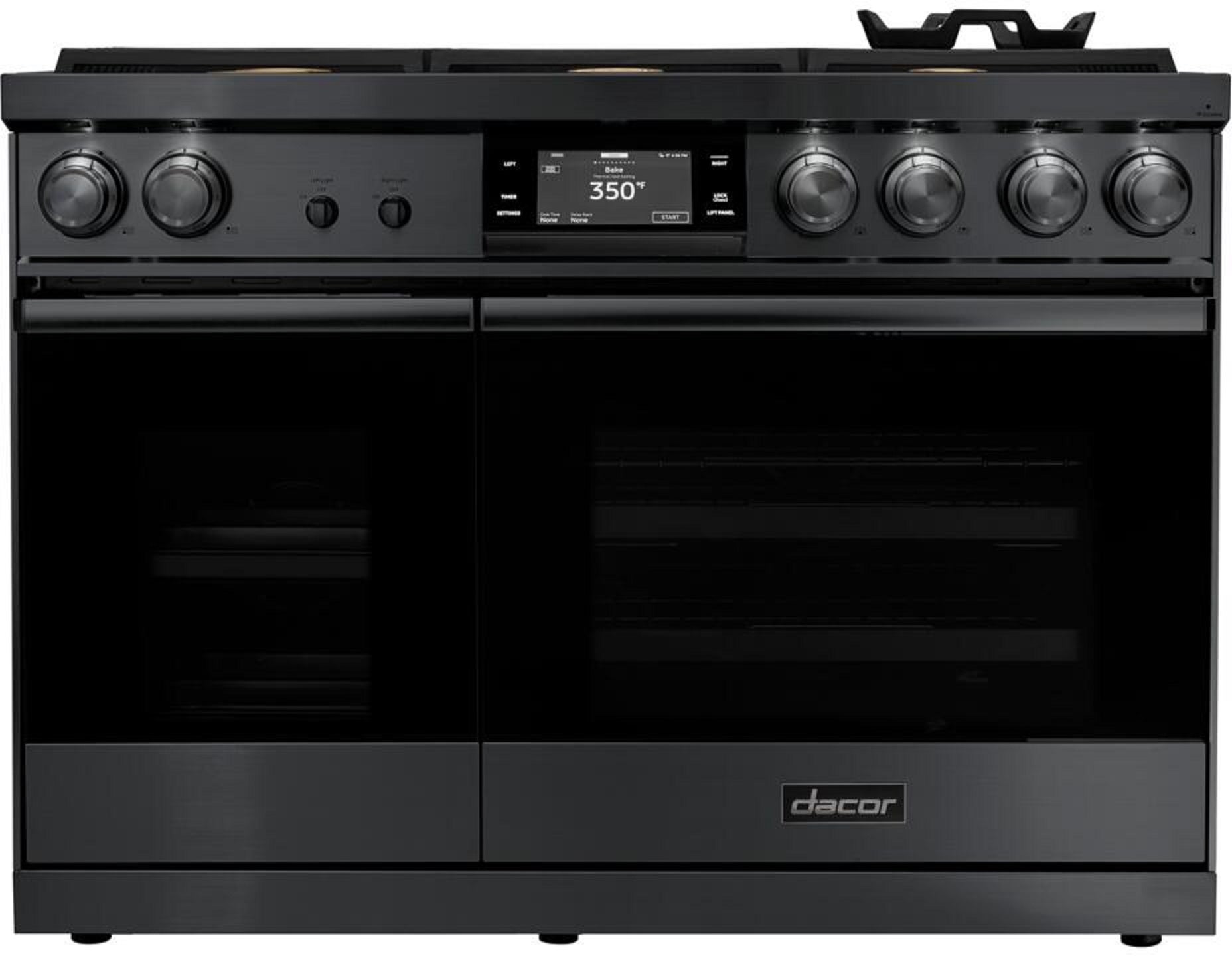 Dacor 48" Graphite Stainless Steel Natural Gas Sealed Burner Range - Convection