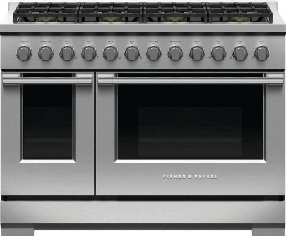 Fisher Paykel RGV3488L  Professional Series 48 Inch Stainless Steel Gas  Freestanding Range