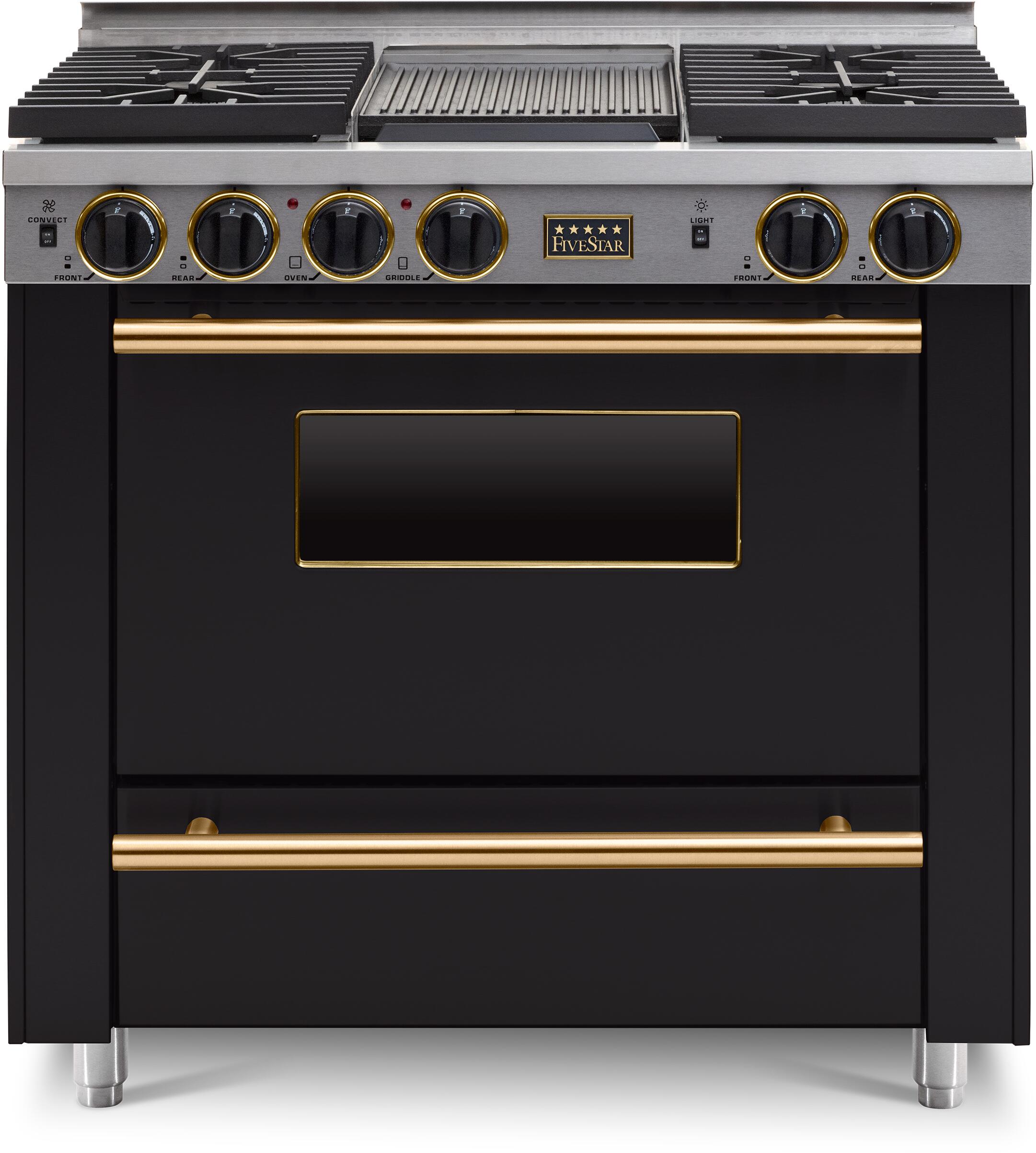 FiveStar TPN3327SW 36 Inch Gas Freestanding Range