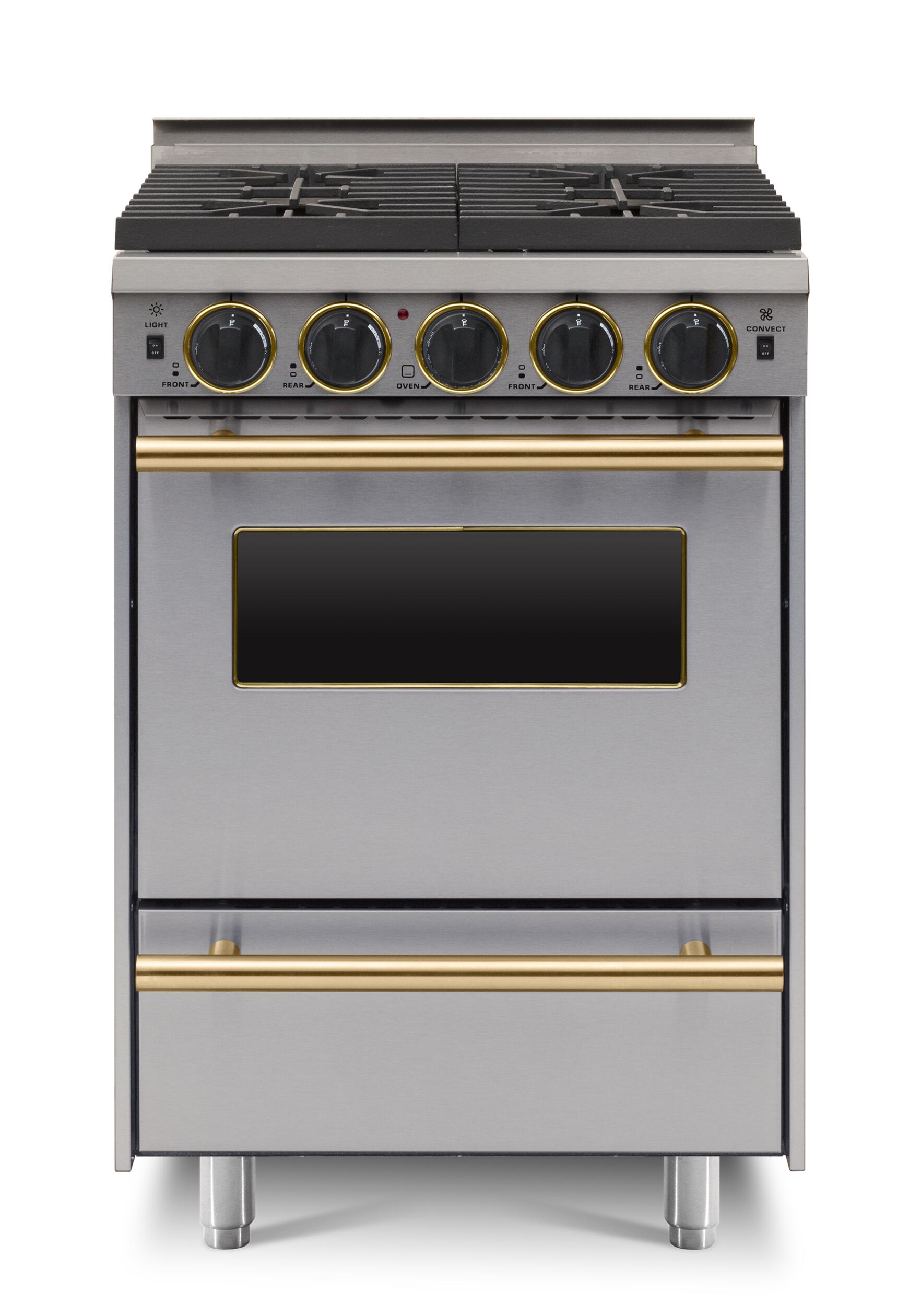 FiveStar TPN4927BSW 24 Inch Stainless Steel Gas Freestanding Range, in Stainless Steel
