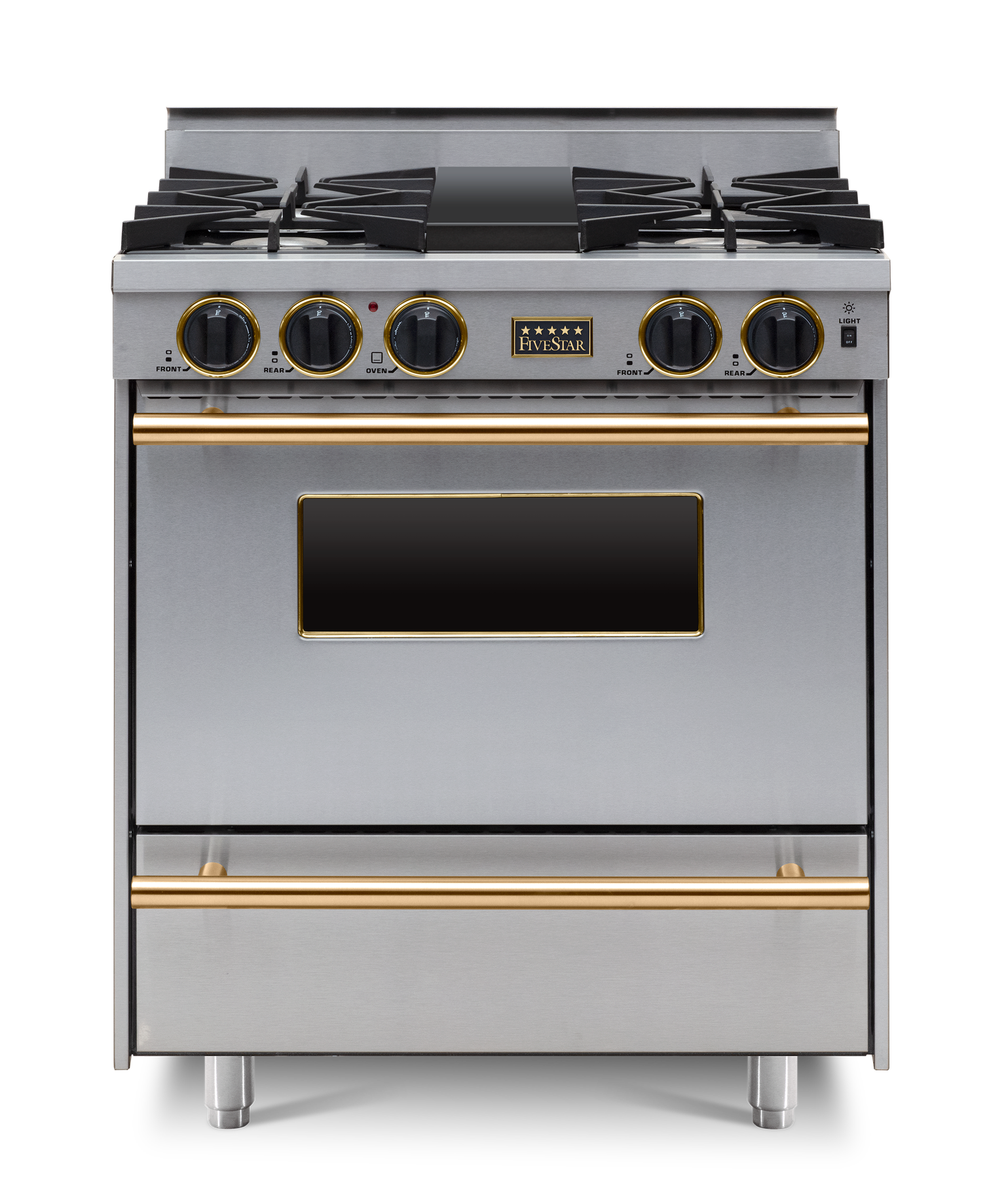 FiveStar TTN2617BSW 30 Inch Stainless Steel Gas Freestanding Range, in Stainless Steel