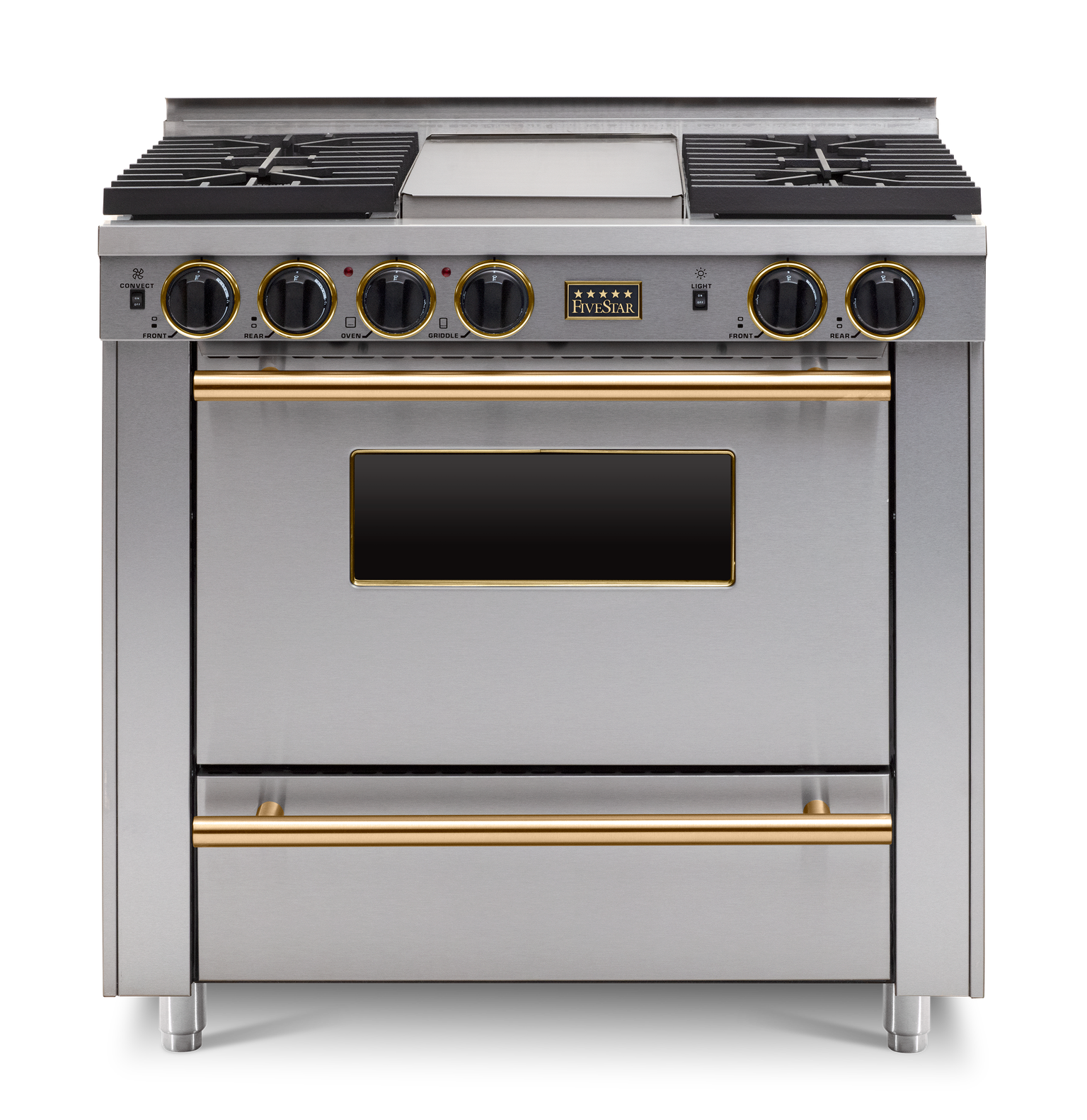 FiveStar TTN3327BSW 36 Inch Gas Freestanding Range