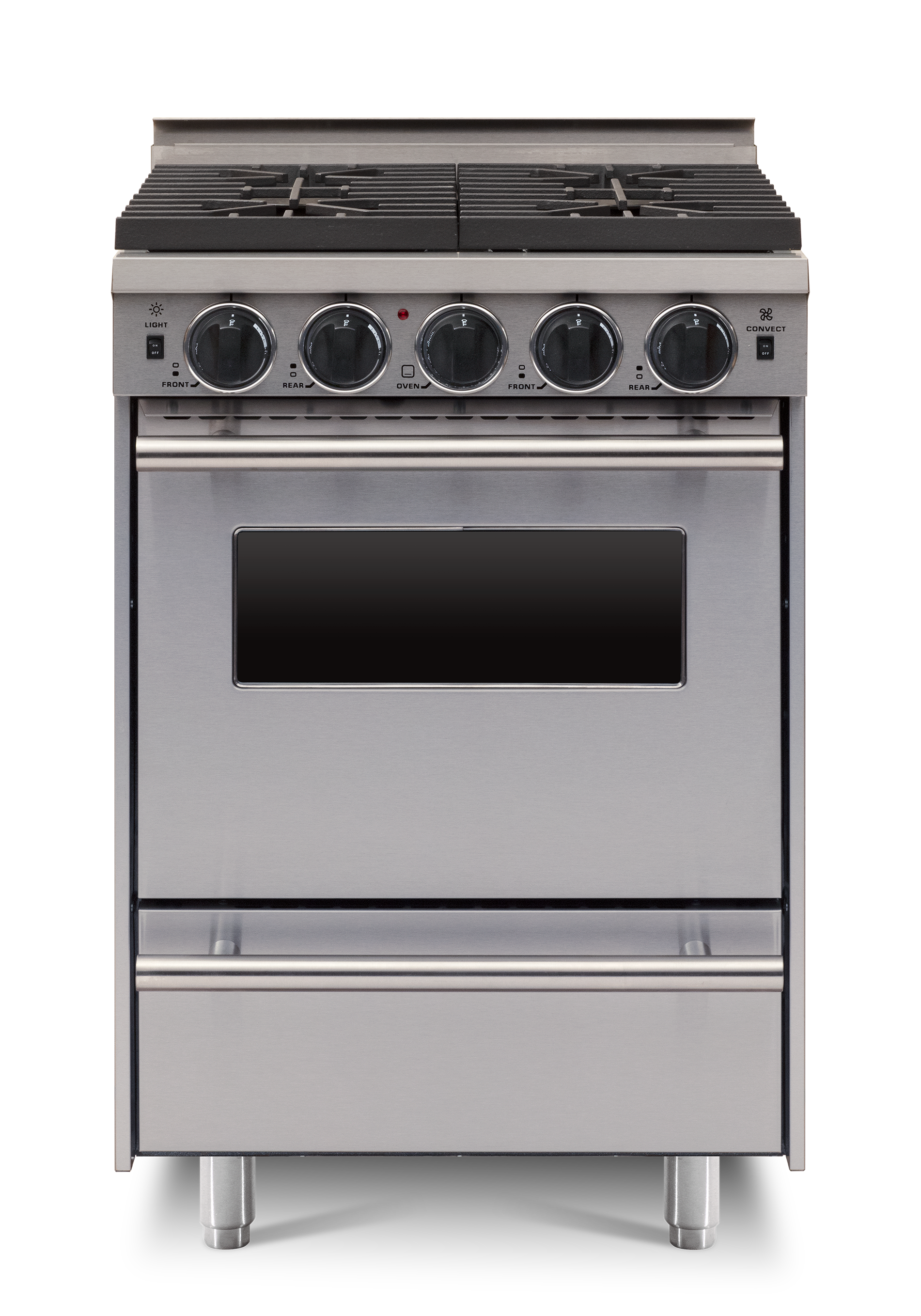 FiveStar TTN4927BW 24 Inch Stainless Steel Gas Freestanding Range, in Stainless Steel
