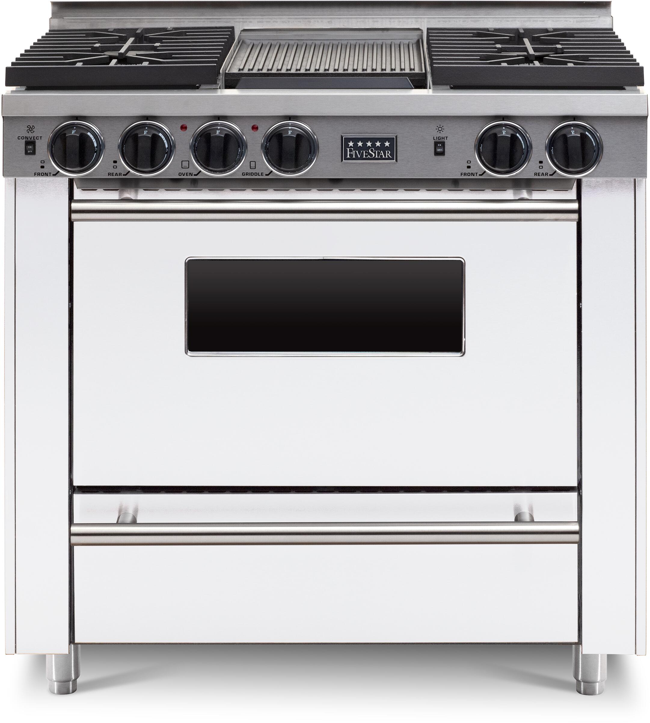 FiveStar WPN3327W 36 Inch Gas Freestanding Range