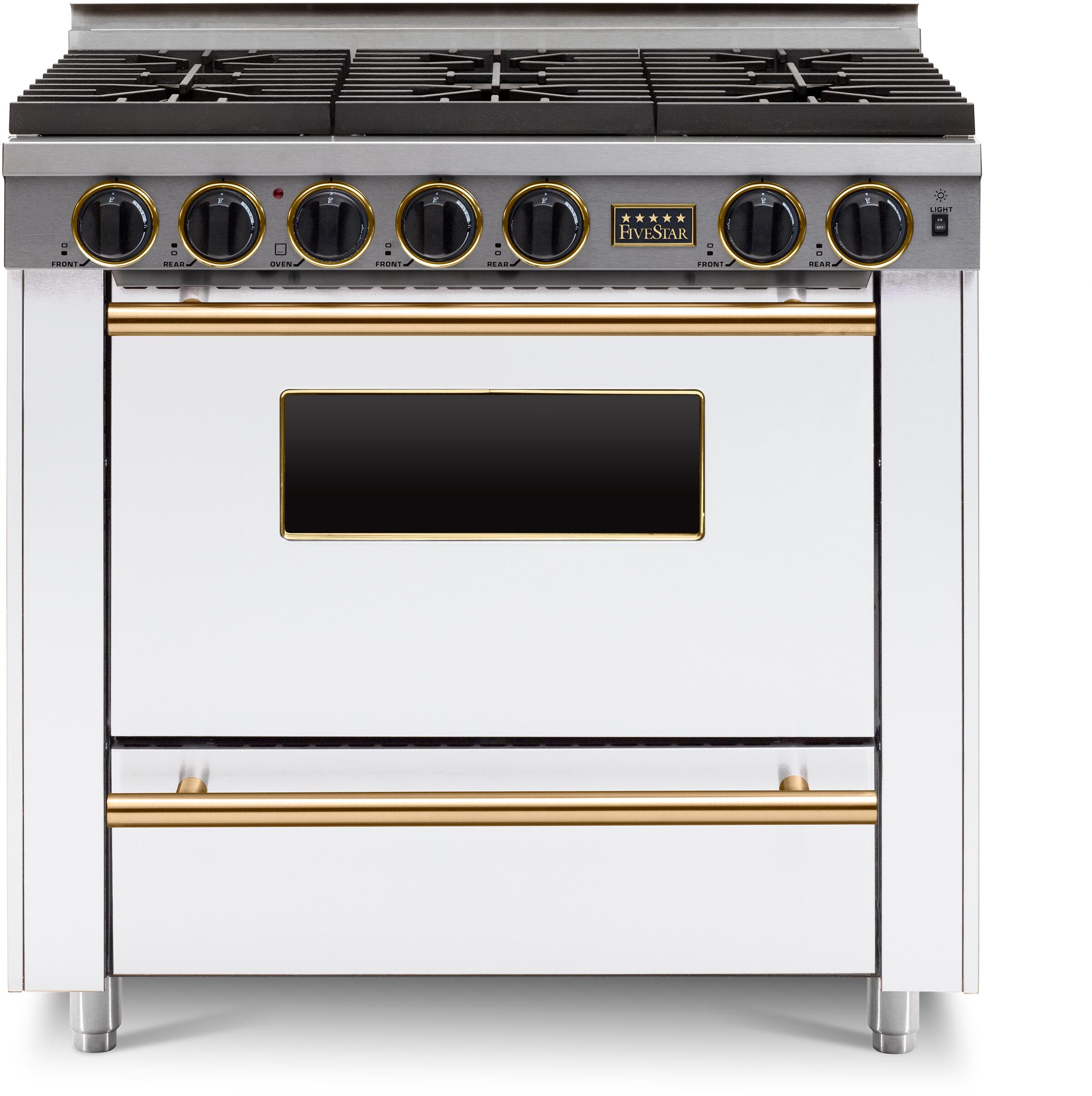 FiveStar WPN3367SW 36 Inch Gas Freestanding Range