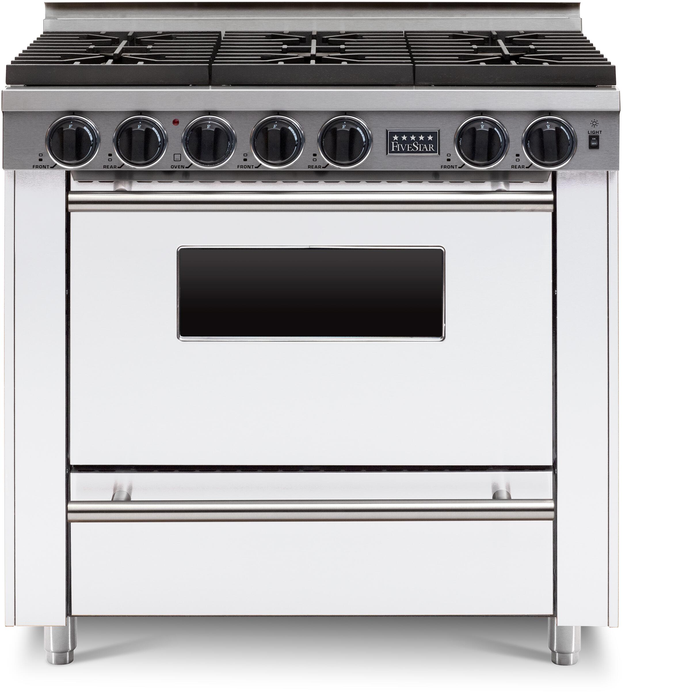 FiveStar WPN3367W 36 Inch Gas Freestanding Range