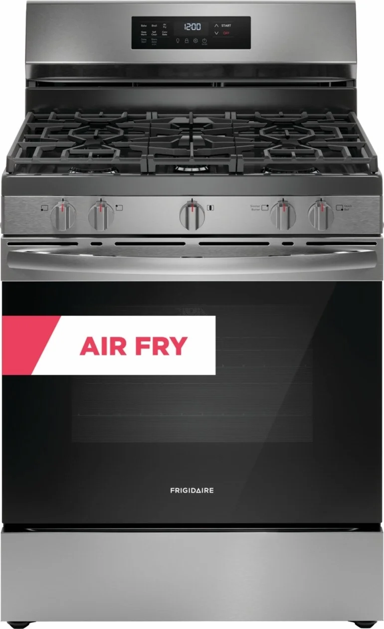 Frigidaire FCRG3083AS 30 Inch Natural Gas, All Gas Freestanding Range in Stainless Steel
