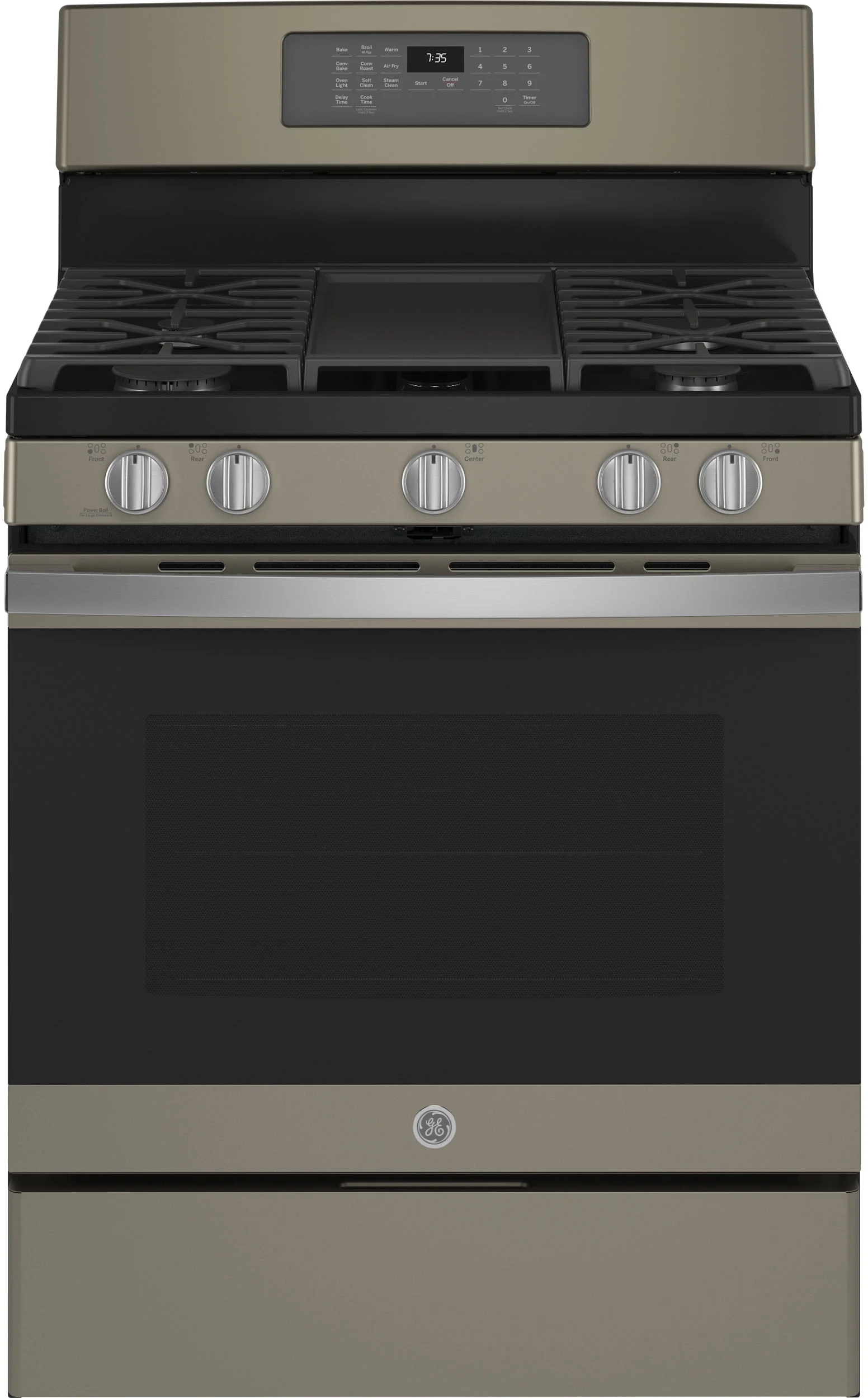 GE JGB735EPES 30 Inch Slate Gas Convection Freestanding Range