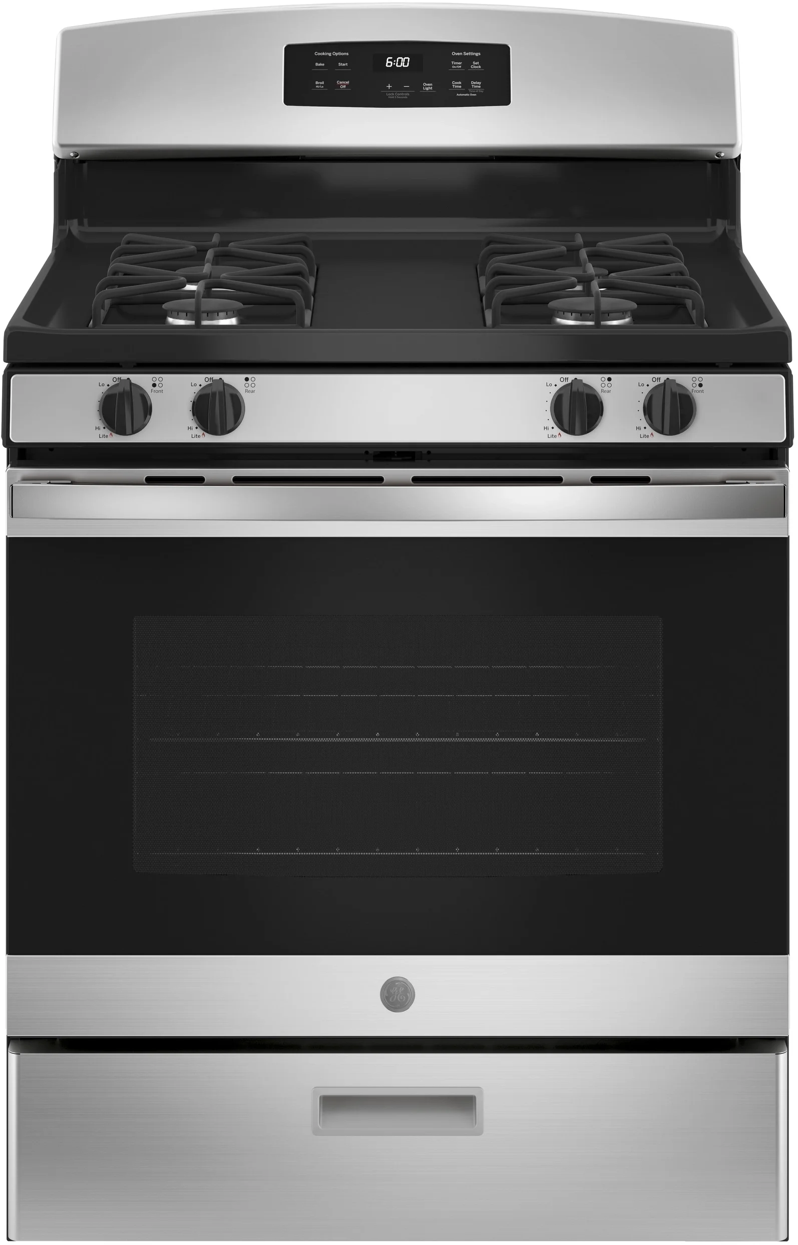 GE 30" Stainless Steel Gas Sealed Burner Range