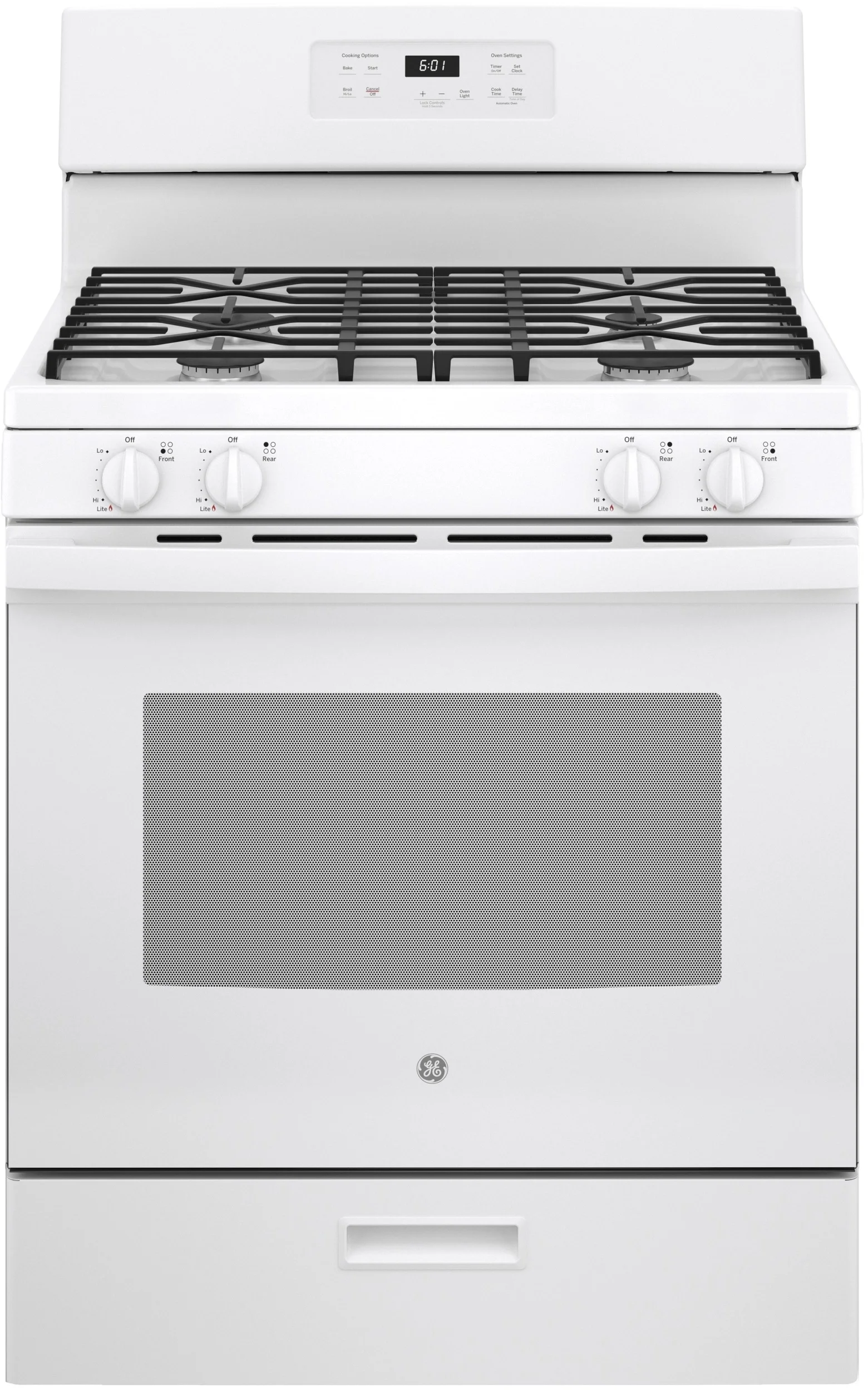 GE JGBS61DPWW 30 Inch White Gas Freestanding Range