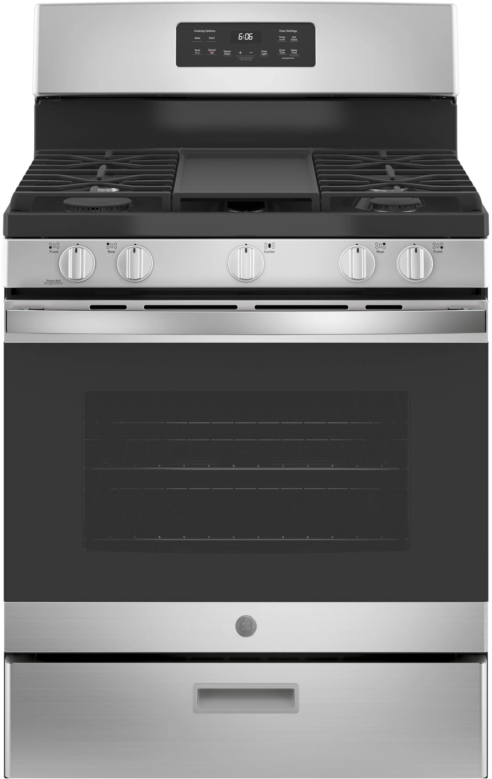 GE 30" Stainless Steel Gas Sealed Burner Range