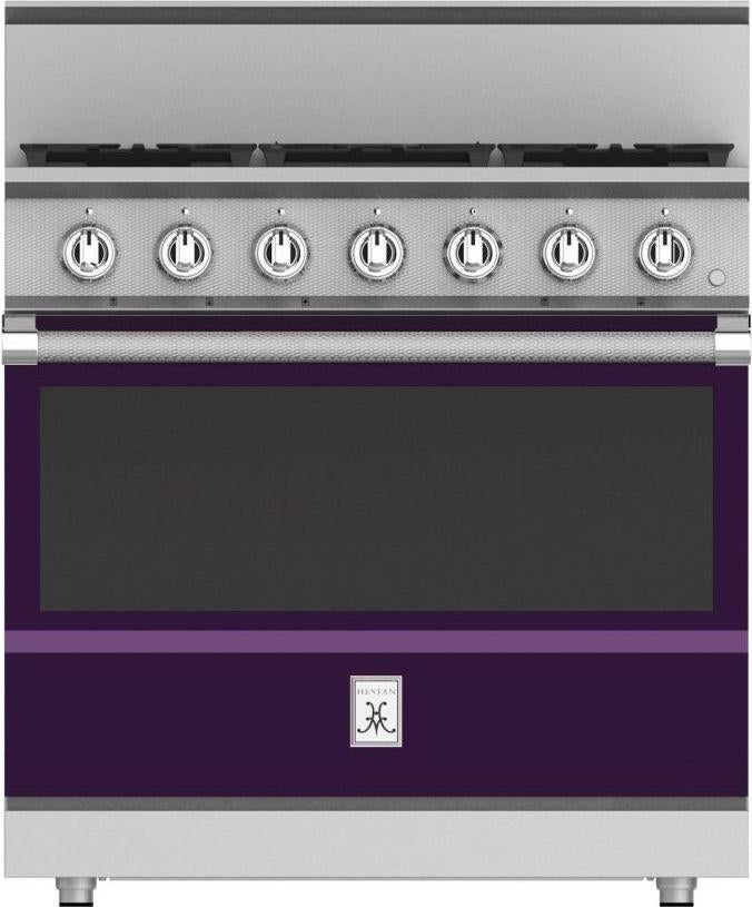 Hestan KRG365LPPP 36 Inch Lush Purple Gas Convection Freestanding Range