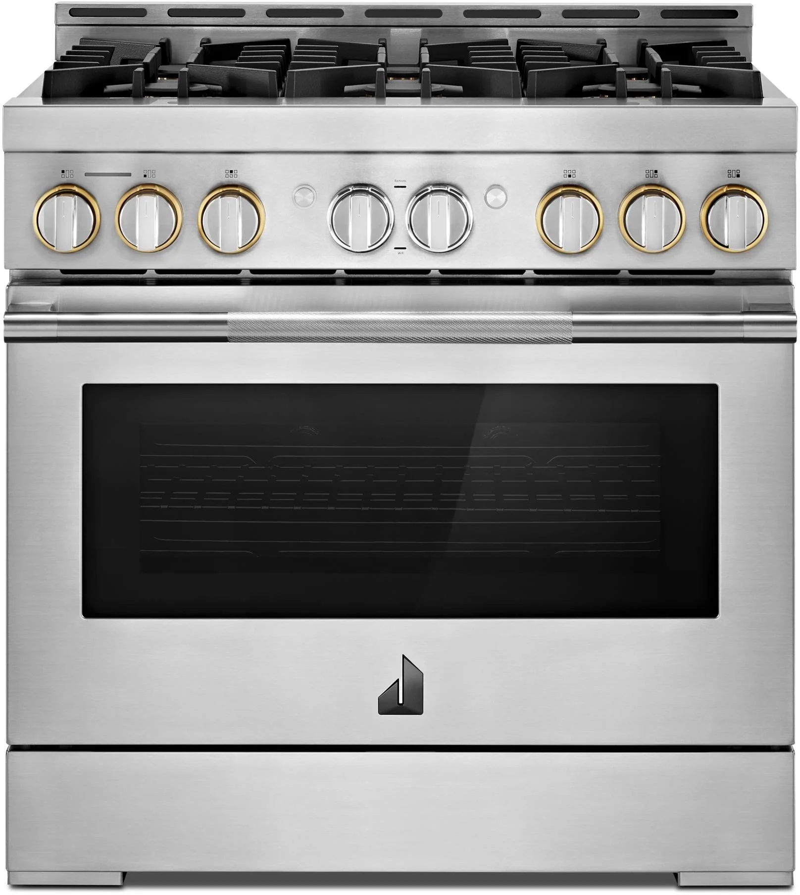 Jenn Air JGRP436HL RISE Series 36 Inch Stainless Steel Gas Convection Freestanding Range