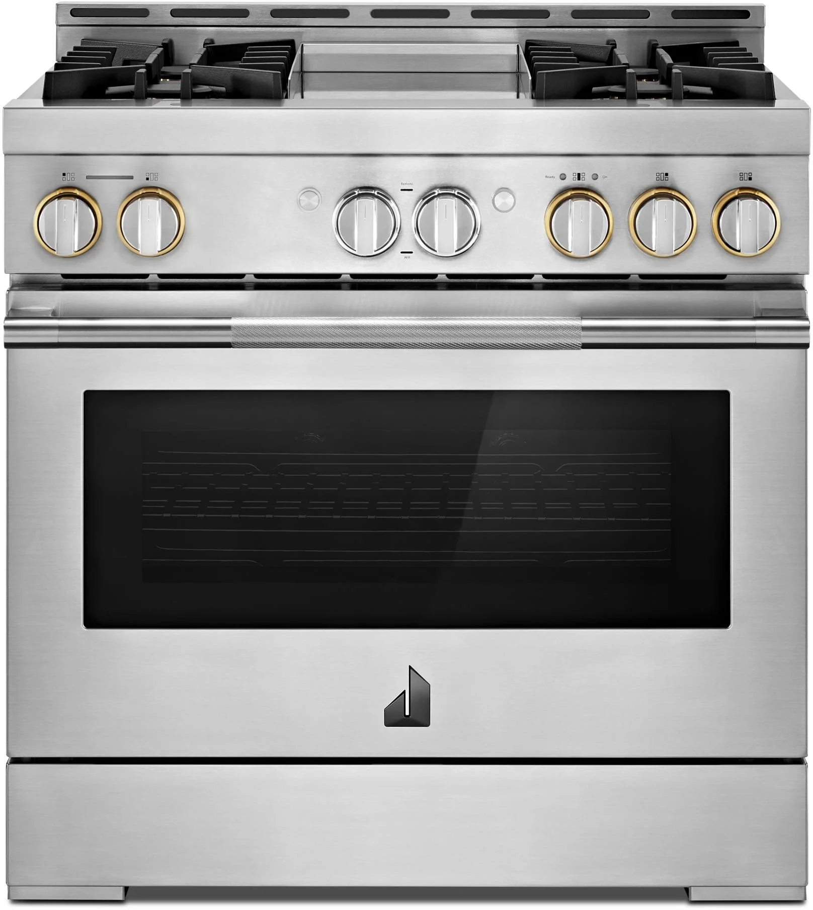 Jenn Air JGRP536HL RISE Series 36 Inch Stainless Steel Gas Convection Freestanding Range