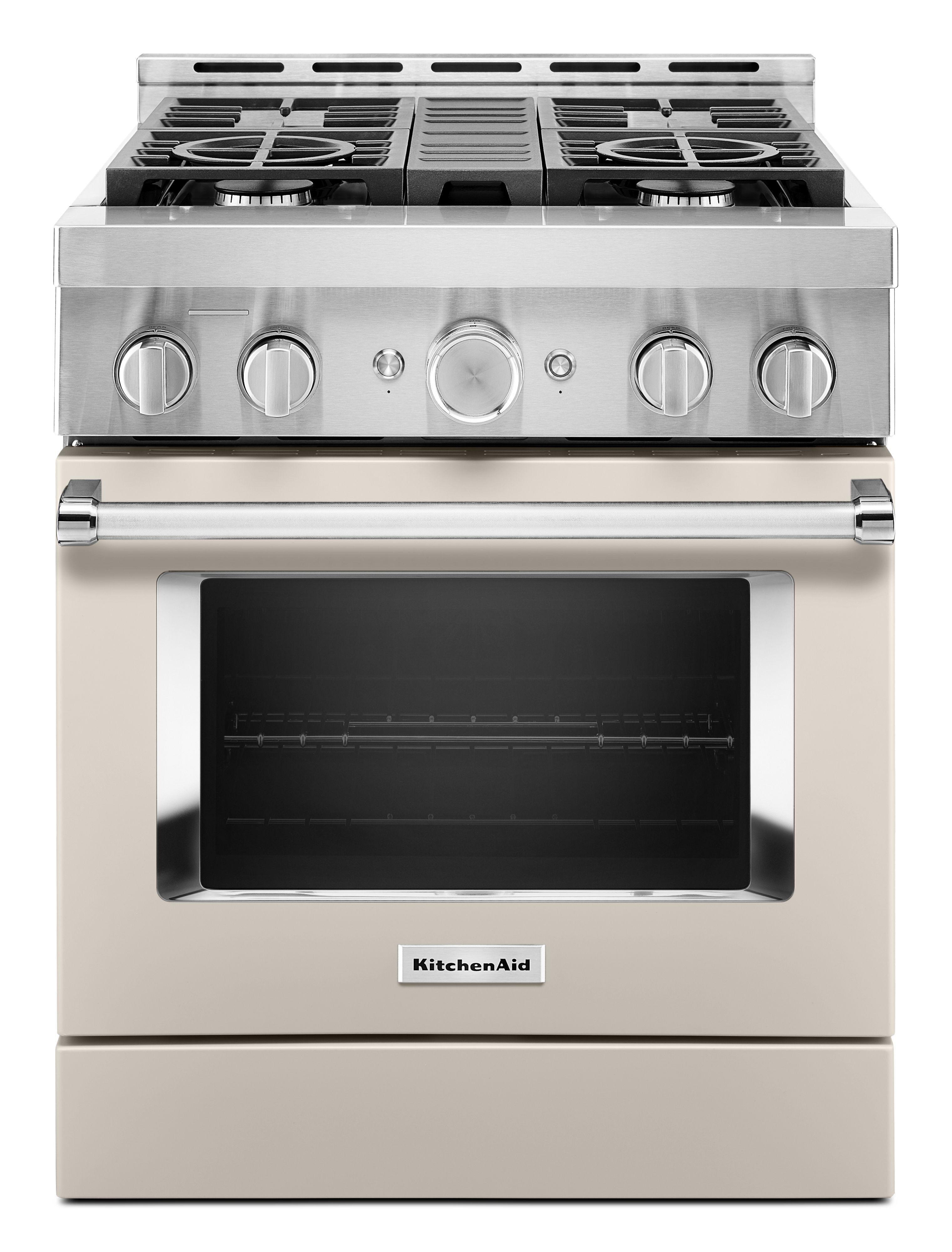 Kitchen Aid KitchenAid 30" 4.1 cu. ft. Milkshake Commercial-Style Natural Gas Sealed Burner