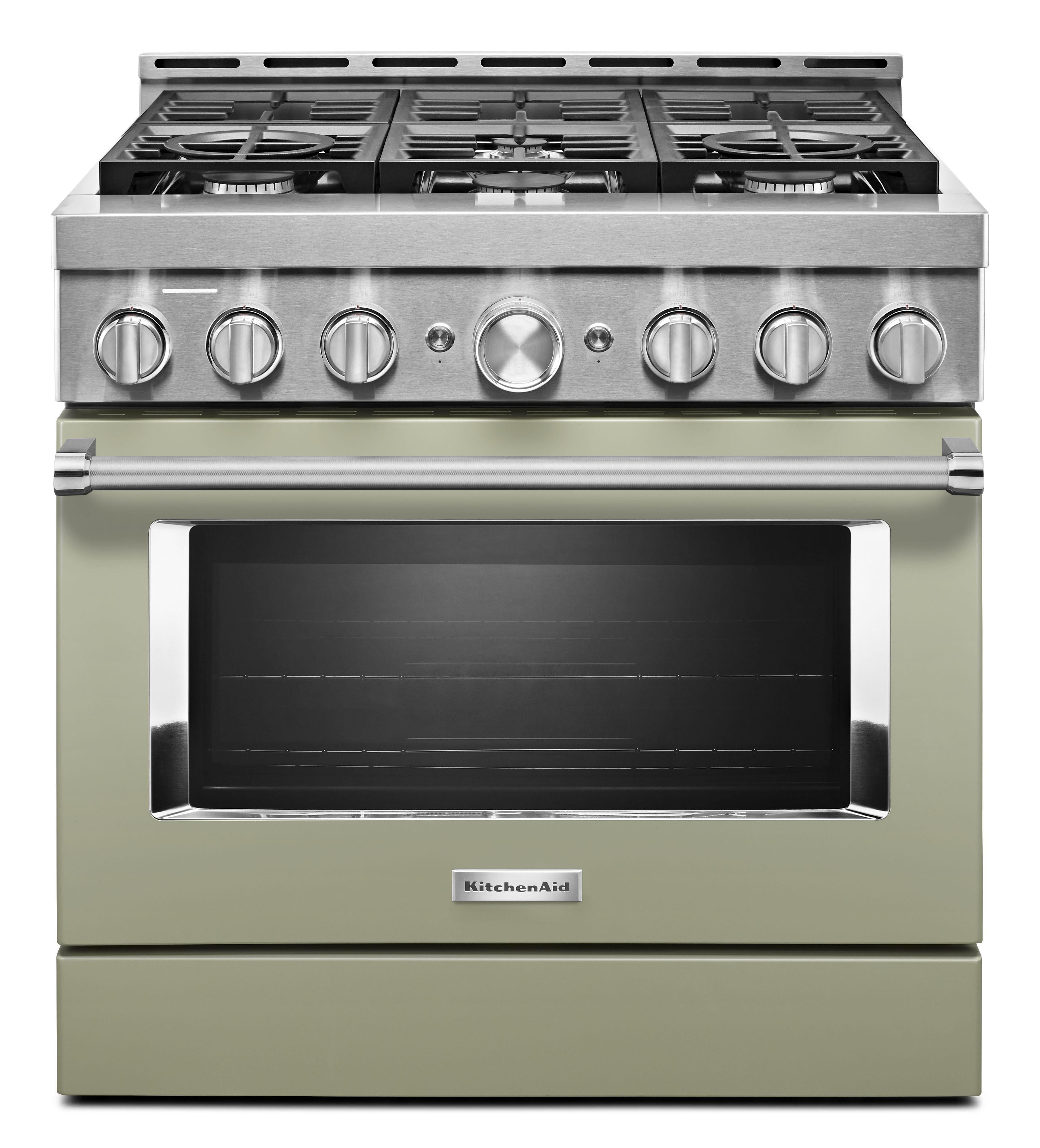 Kitchen Aid KFGC506JAV 36 Inch Gas Freestanding Range
