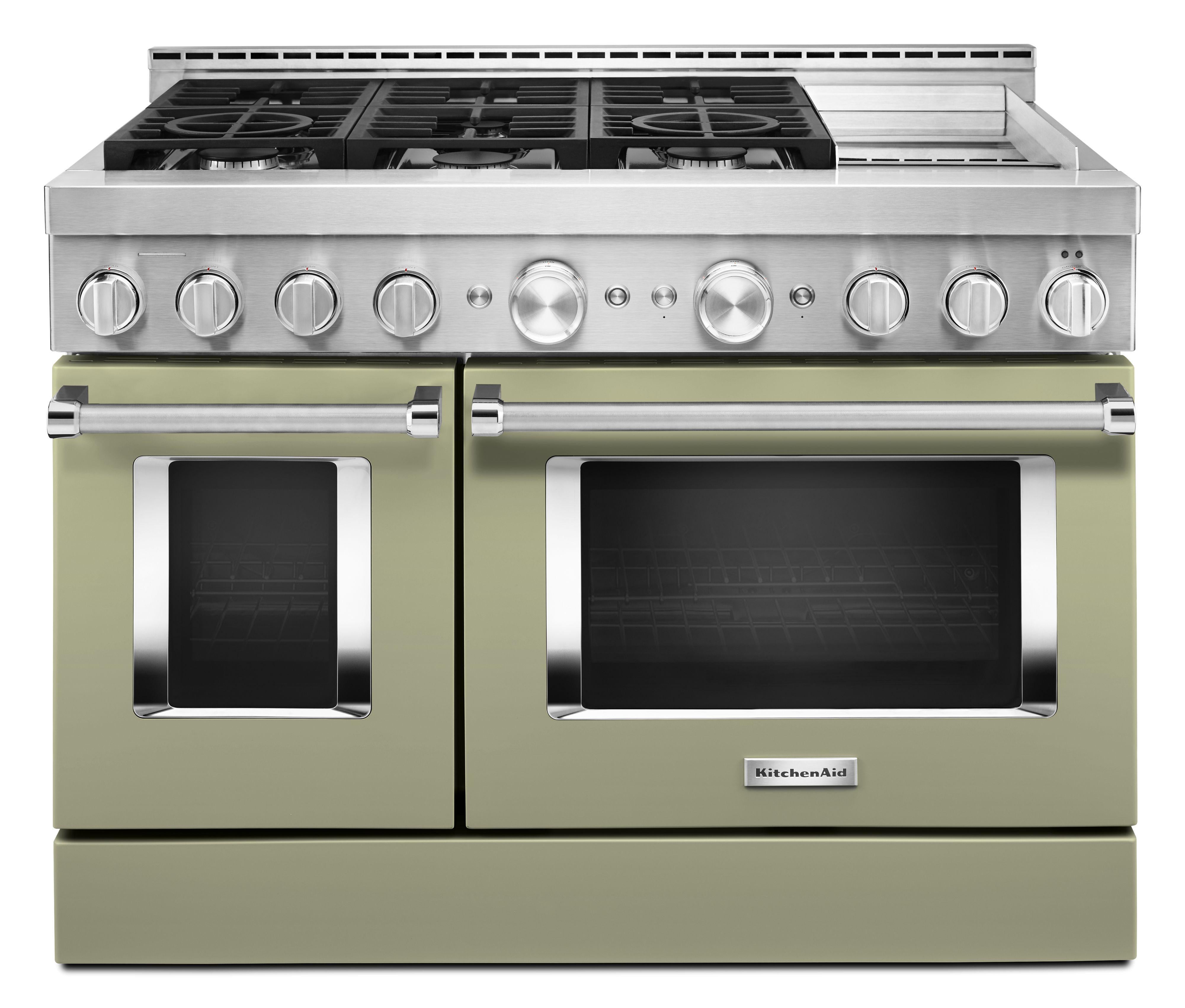 Kitchen Aid KFGC558JAV 48 Inch Gas Freestanding Range