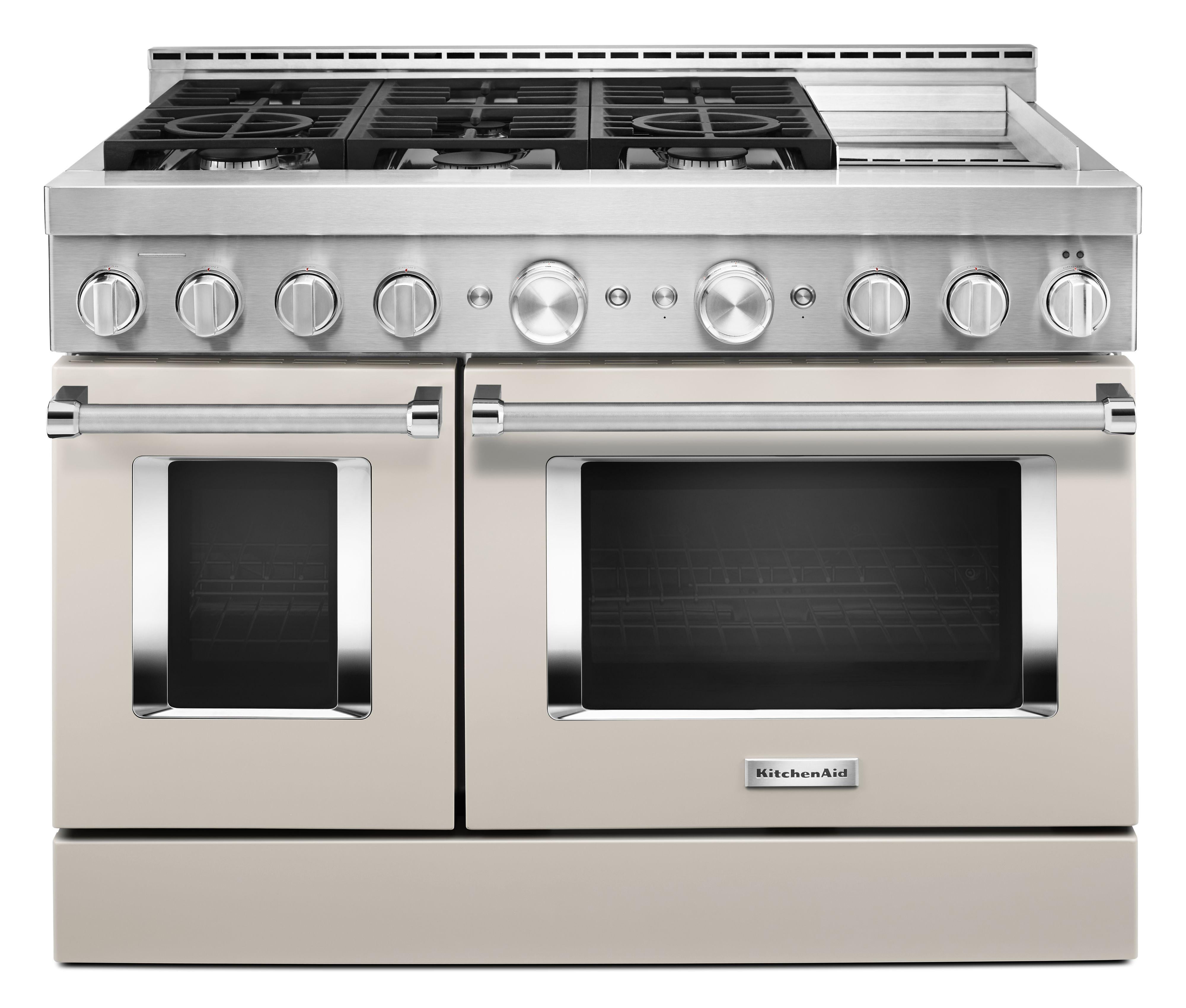 Kitchen Aid KFGC558JMH 48 Inch Gas Freestanding Range