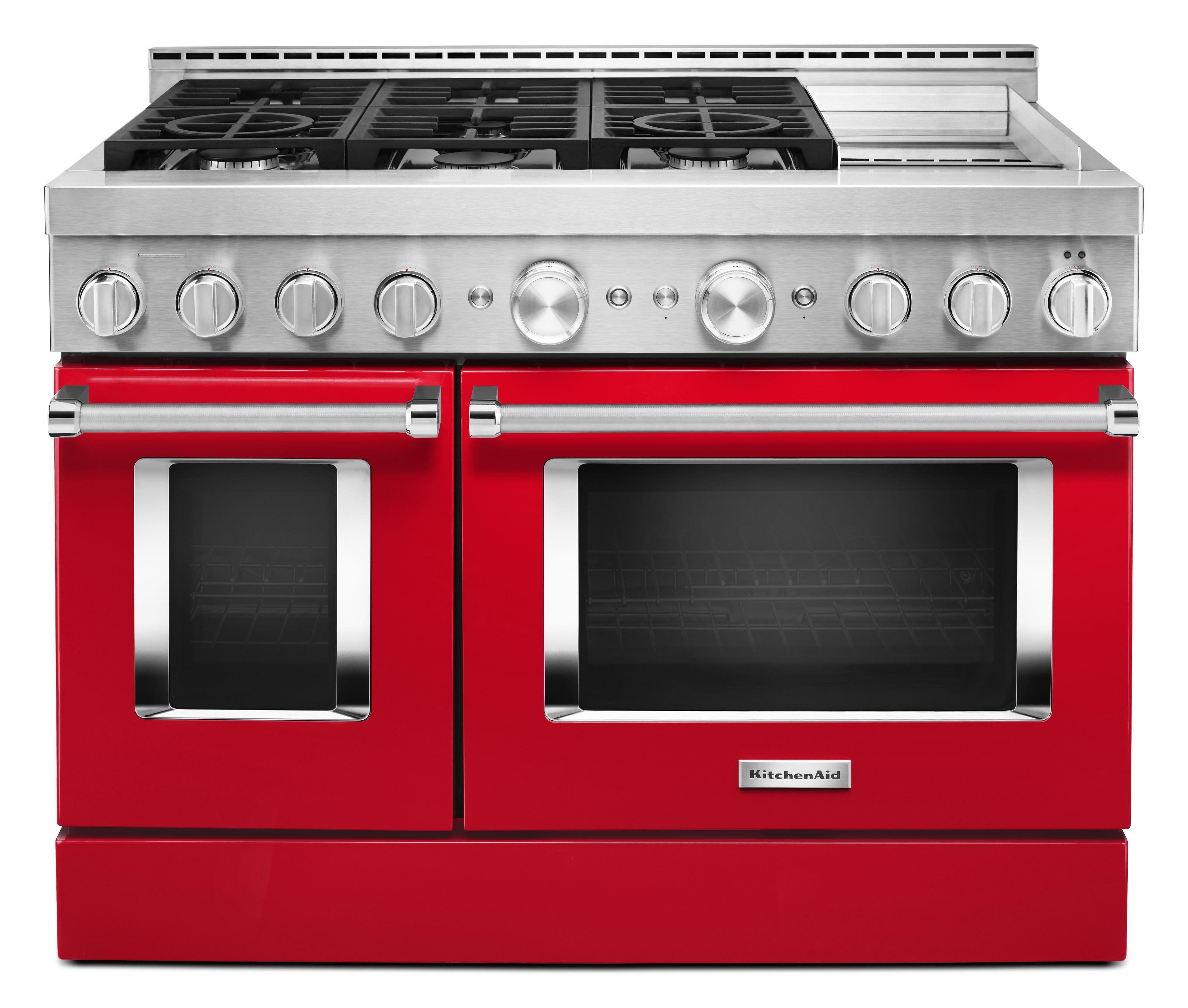 Kitchen Aid KFGC558JPA 48 Inch Gas Freestanding Range