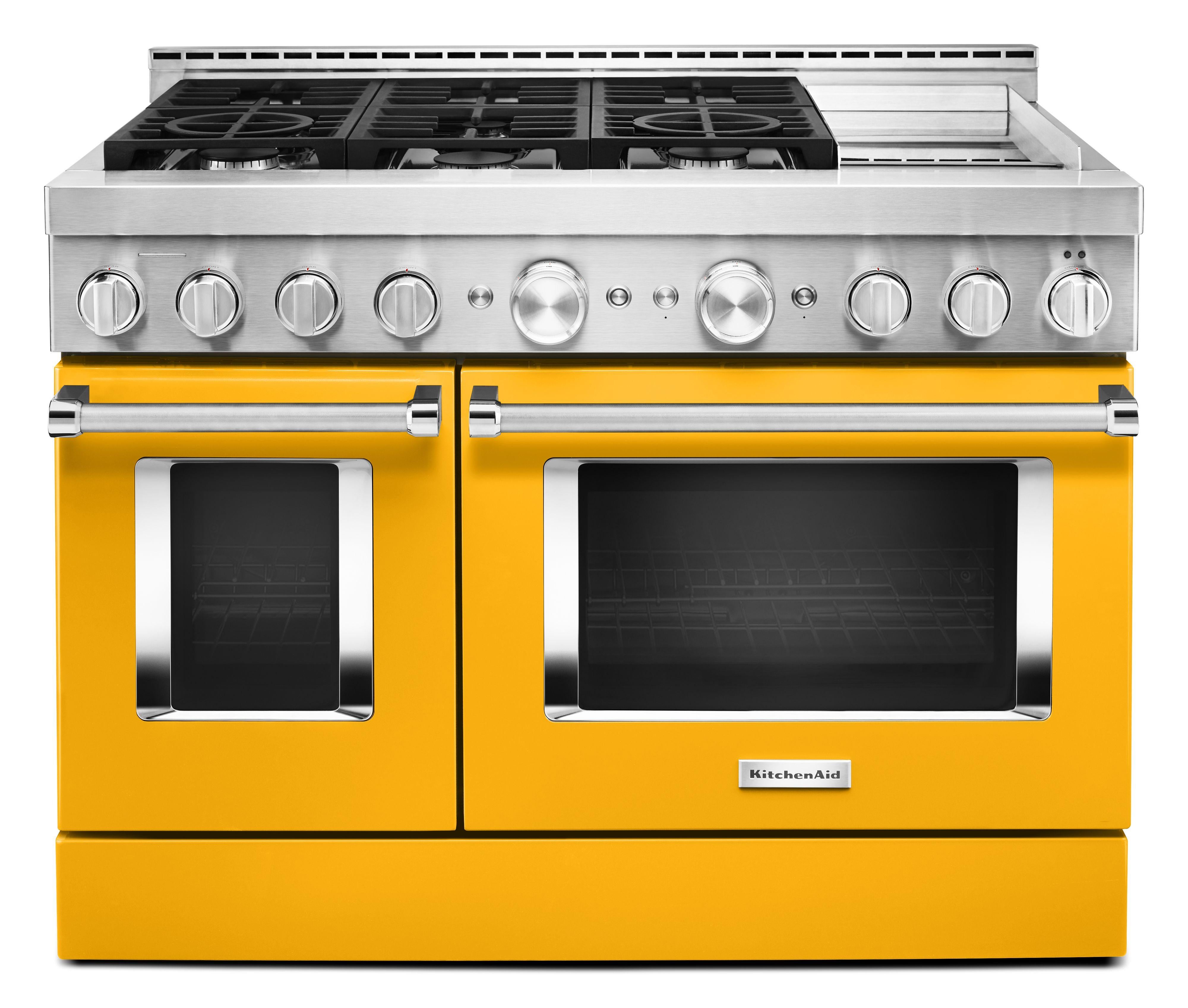 KitchenAid KFGC558JYP 48 Inch Gas Freestanding Range