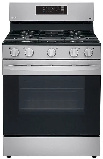 LG LRGL5821S 30 Inch Stainless Steel Gas Freestanding Range