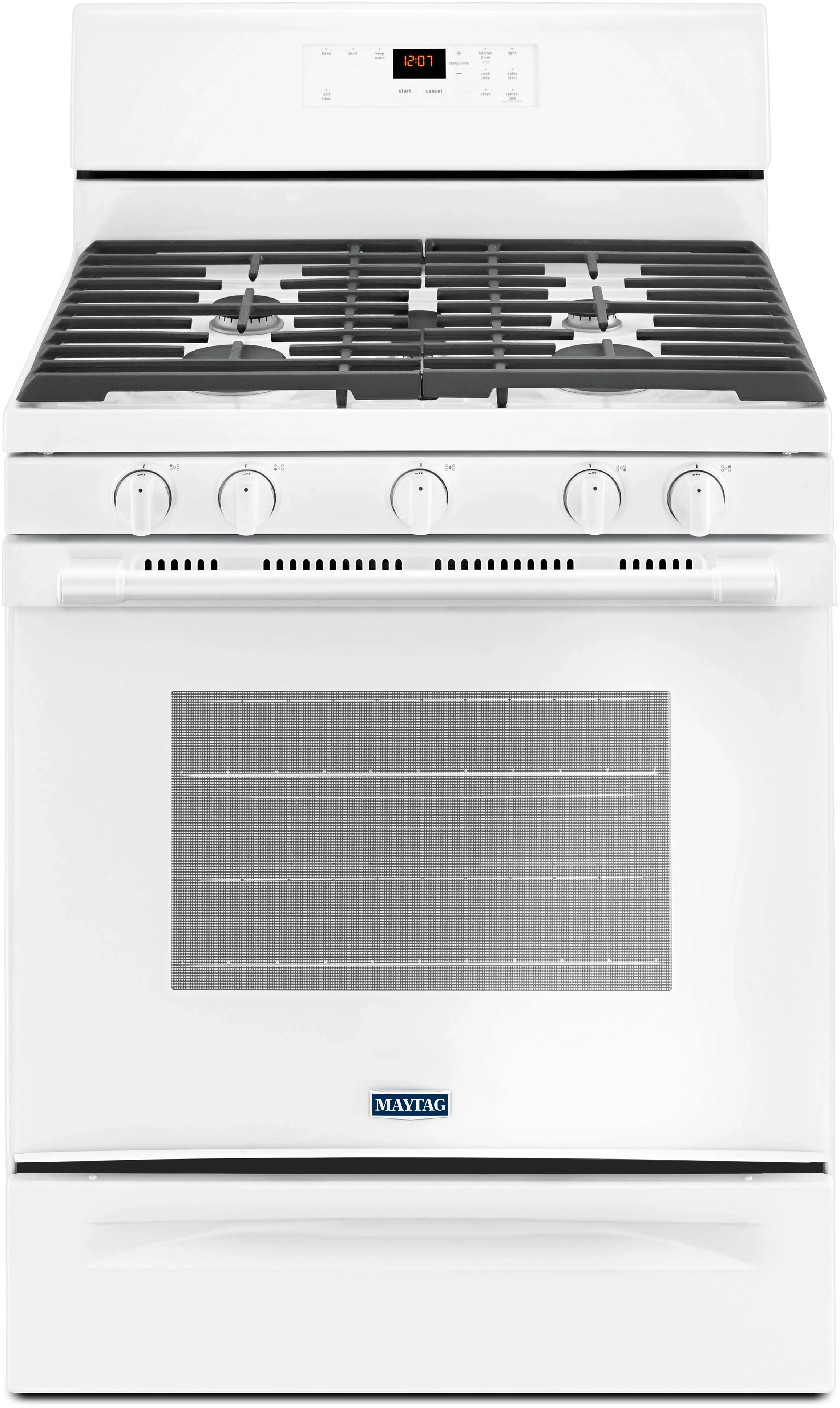 Maytag 30" White Gas Sealed Burner Range