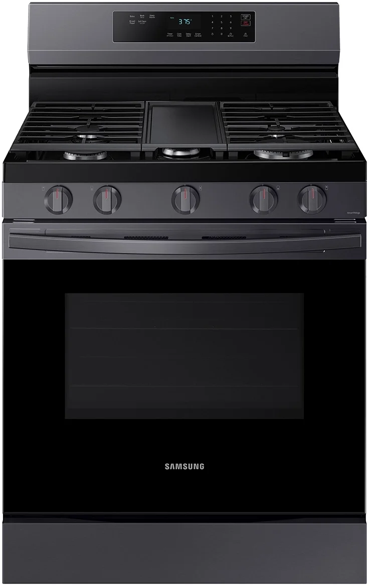 Samsung NX60A6311SG Black Stainless Steel Gas Freestanding Range, in Black Stainless Steel