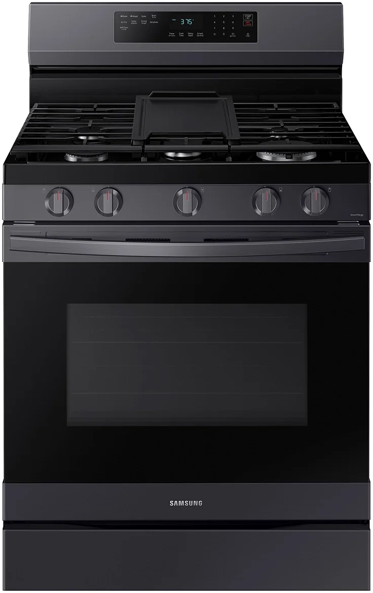 Samsung NX60A6511SG Black Stainless Steel Gas Freestanding Range, in Black Stainless Steel