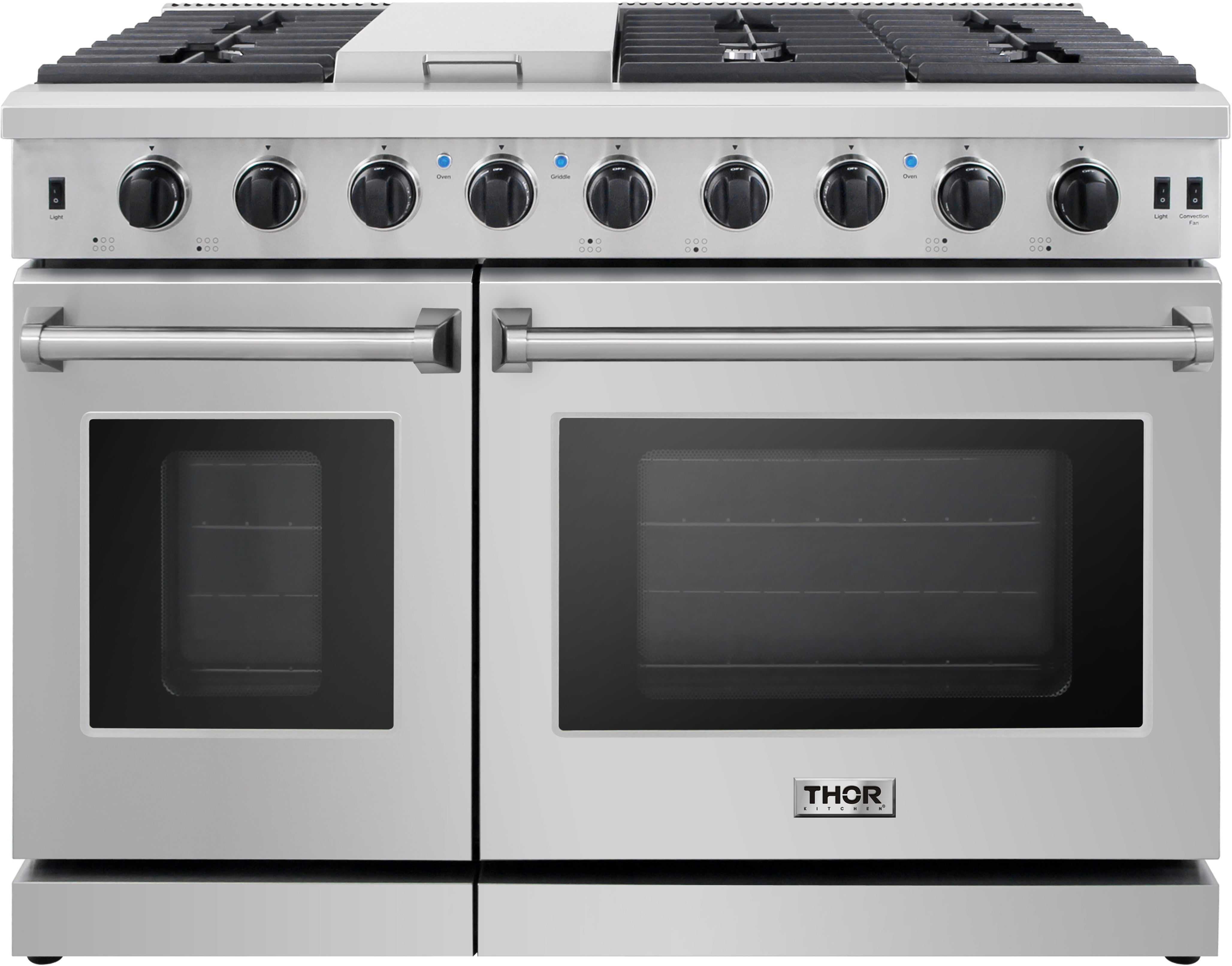 Thor Kitchen 48 Inch Liquid Propane Freestanding Range, in