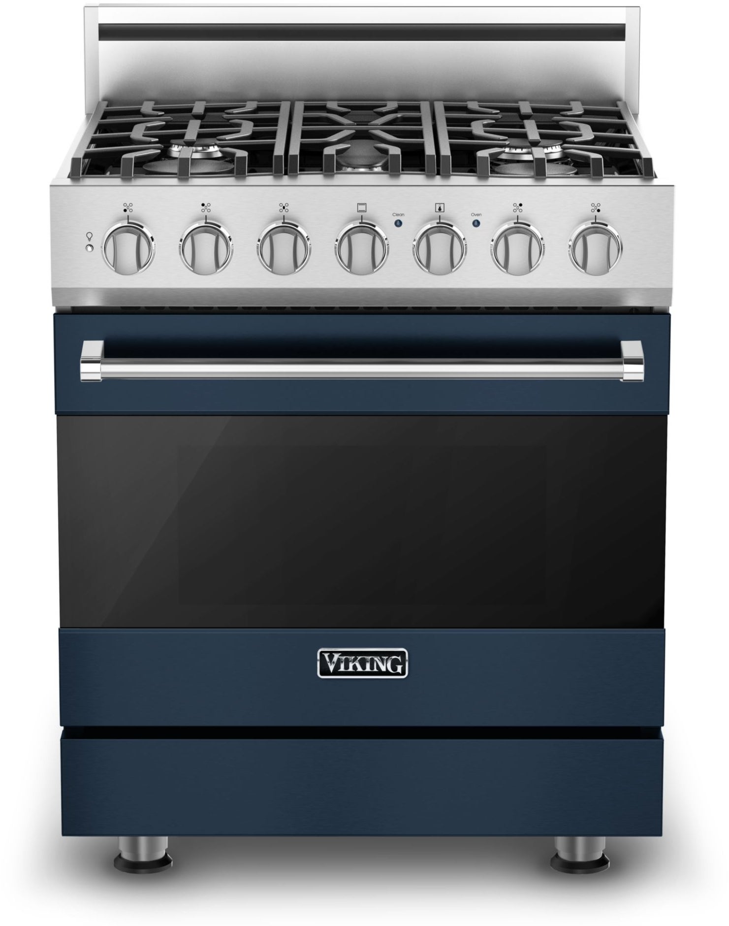 Viking RVGR33025BSBLP 3 Series 30 Inch Slate Blue Gas Convection Freestanding Range