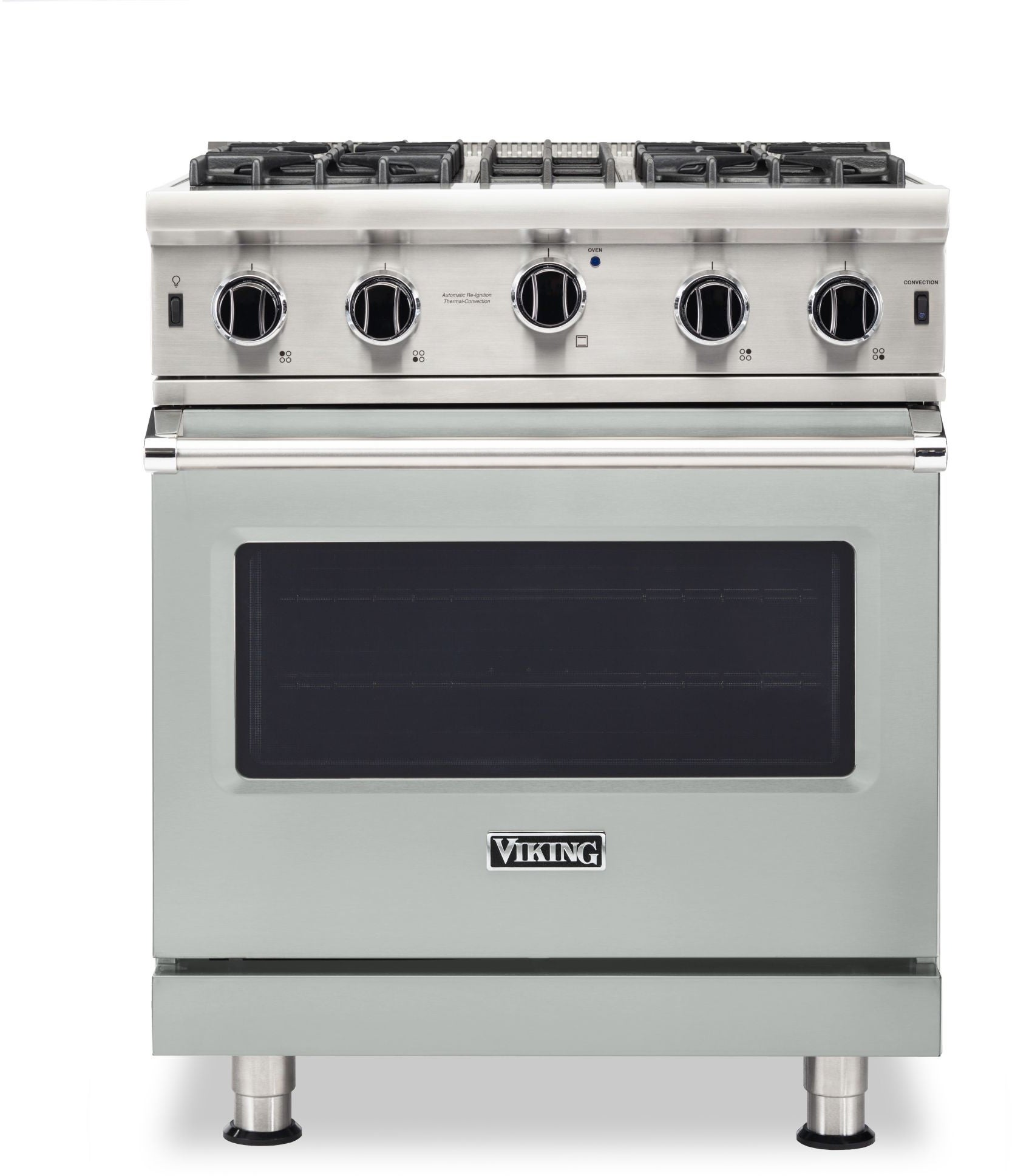 Viking VGIC53024BAG  5 Series 30 Inch Arctic Grey Gas Convection Freestanding Range
