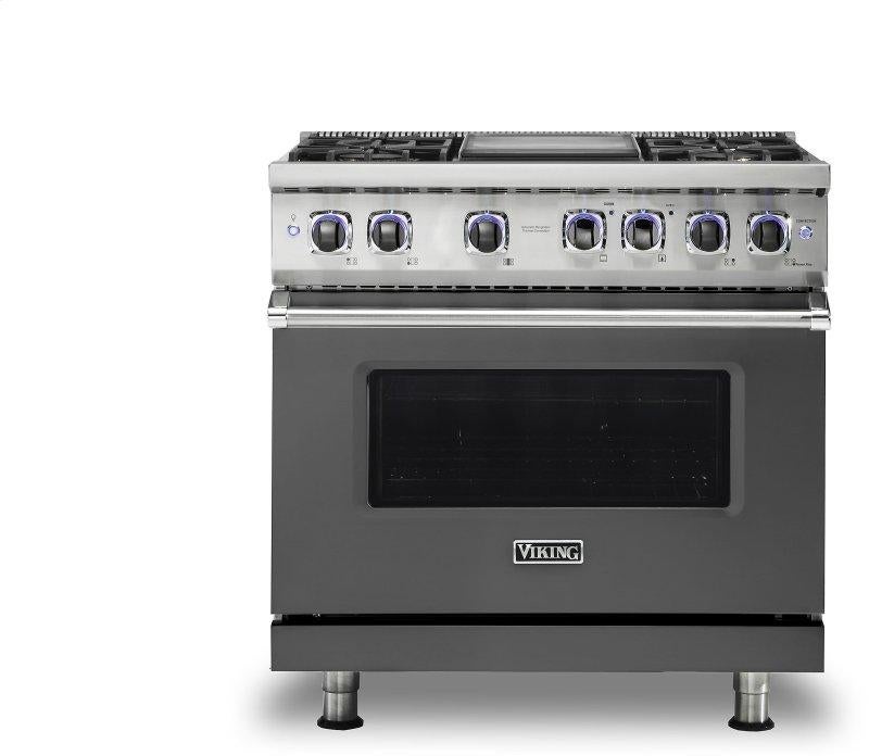 Viking VGR73624GDGLP 7 Series 36 Inch Gas Freestanding Range