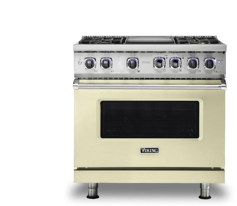 Viking VGR73624GVCLP 7 Series 36 Inch Gas Freestanding Range