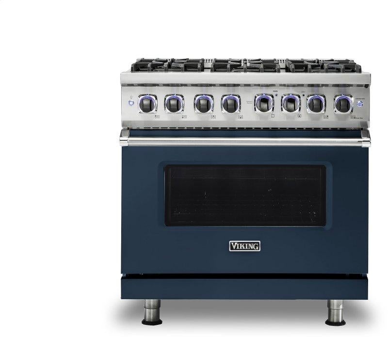 Viking VGR73626BSB 7 Series 36 Inch Gas Freestanding Range