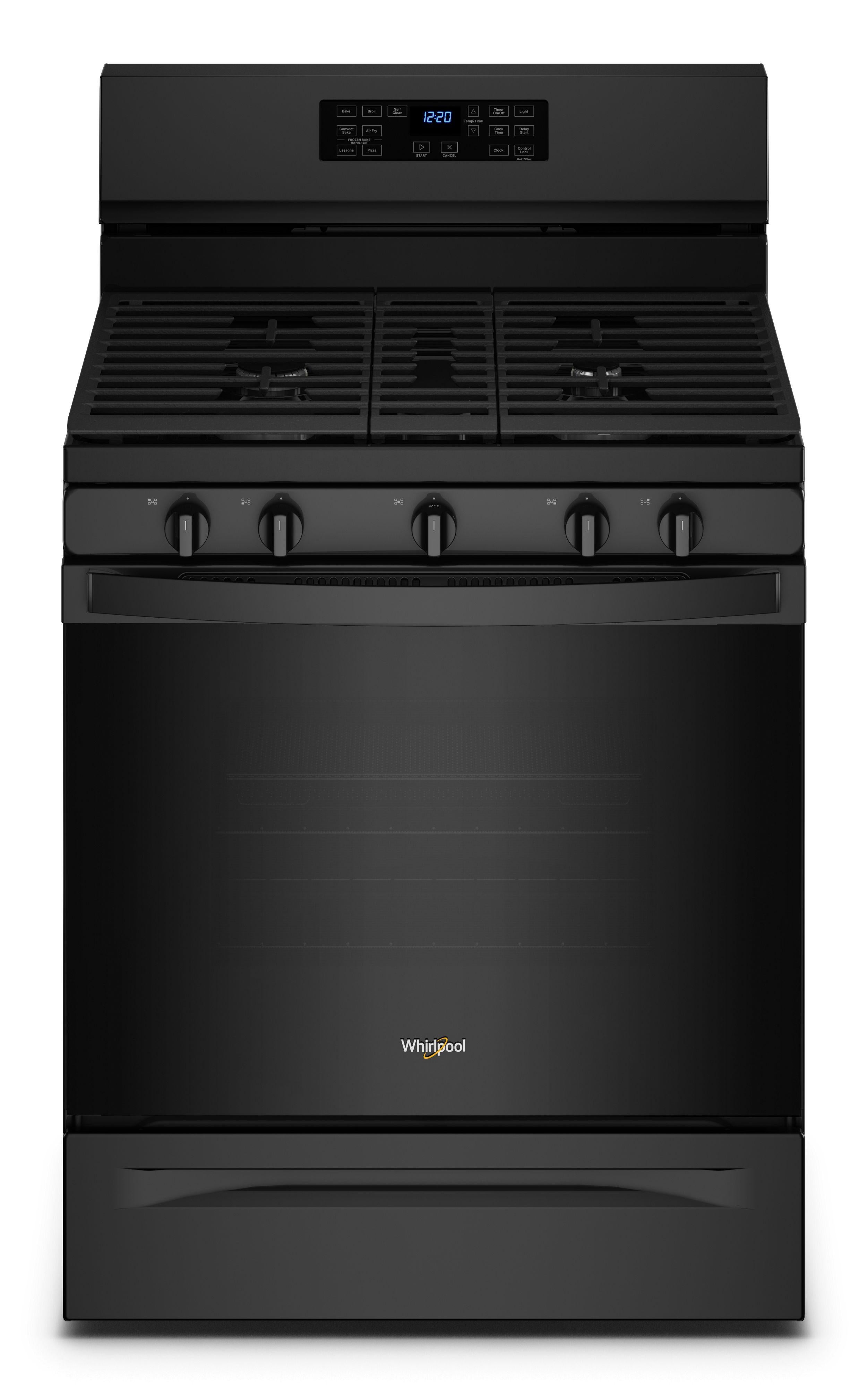 Whirlpool WFG550S0LB 30 Inch Gas Freestanding Range