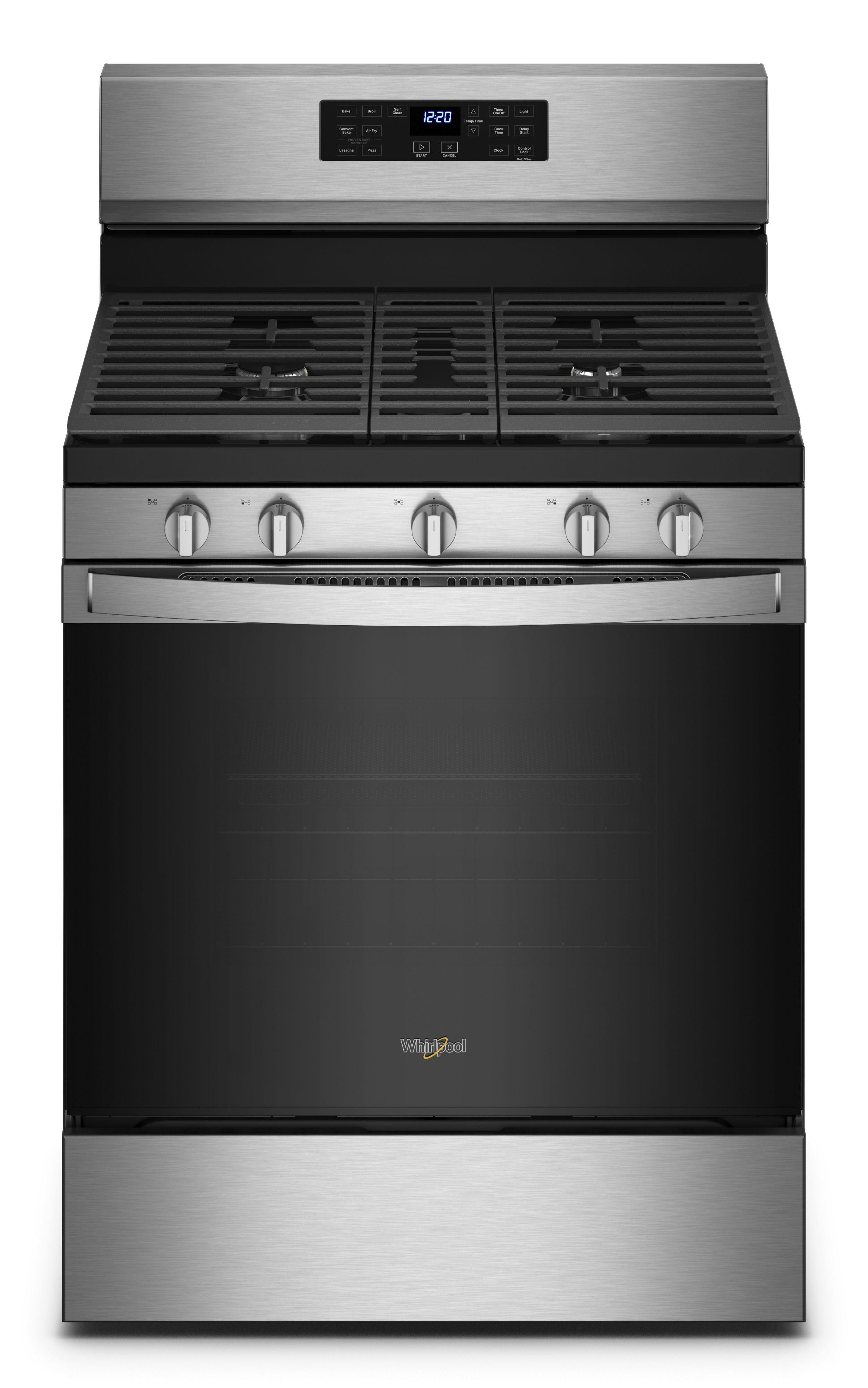Whirlpool WFG550S0LZ 30 Inch Gas Freestanding Range
